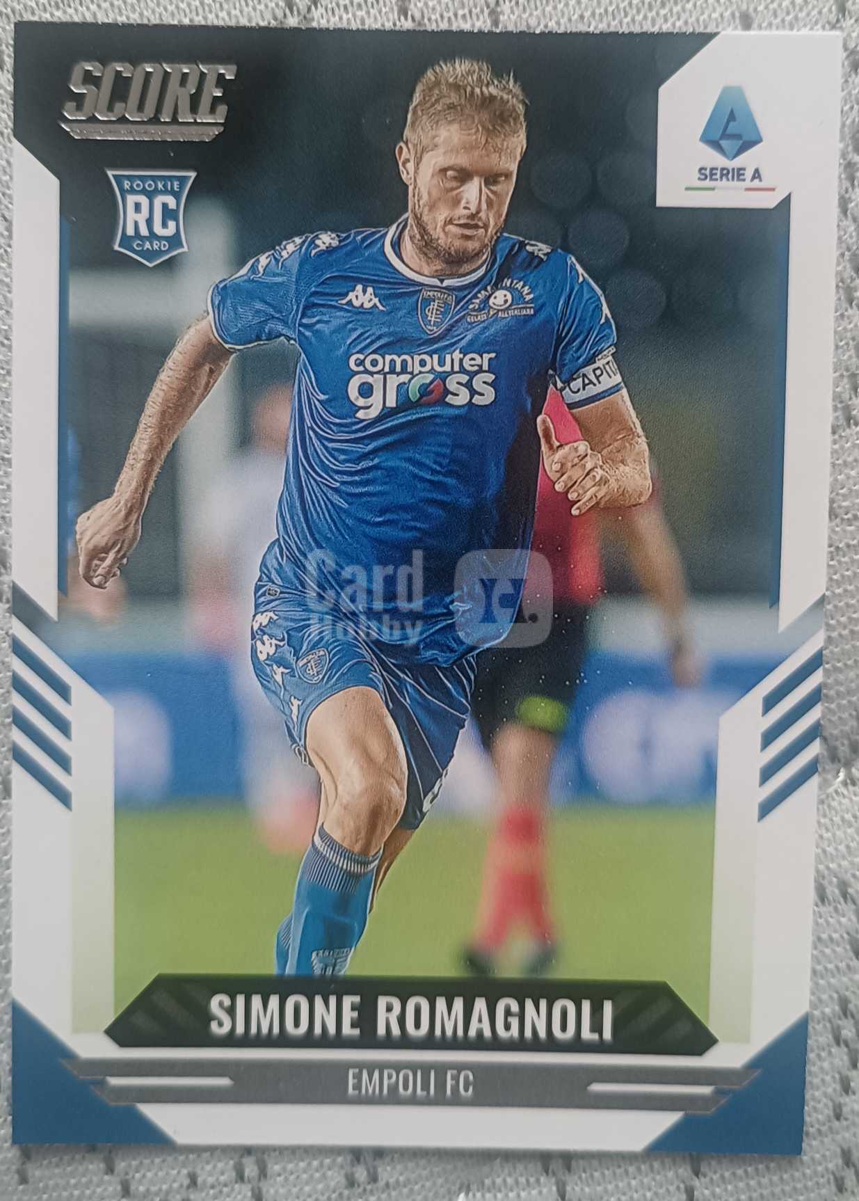 2021-22 Panini Score Simone Romagnoli 【接代拍】意甲 Score base纸卡 新秀 RC 西蒙尼·罗马尼奥利 意大利🇮🇹 恩波利 AC米兰 皮亚琴察 卡尔皮