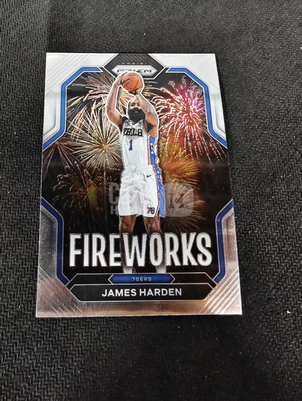 【可合并,不累计】2022-23 Panini Prizm James Harden 詹姆斯 哈登 76人 烟花特卡 PZ 不保卡品 介意勿拍 #17
