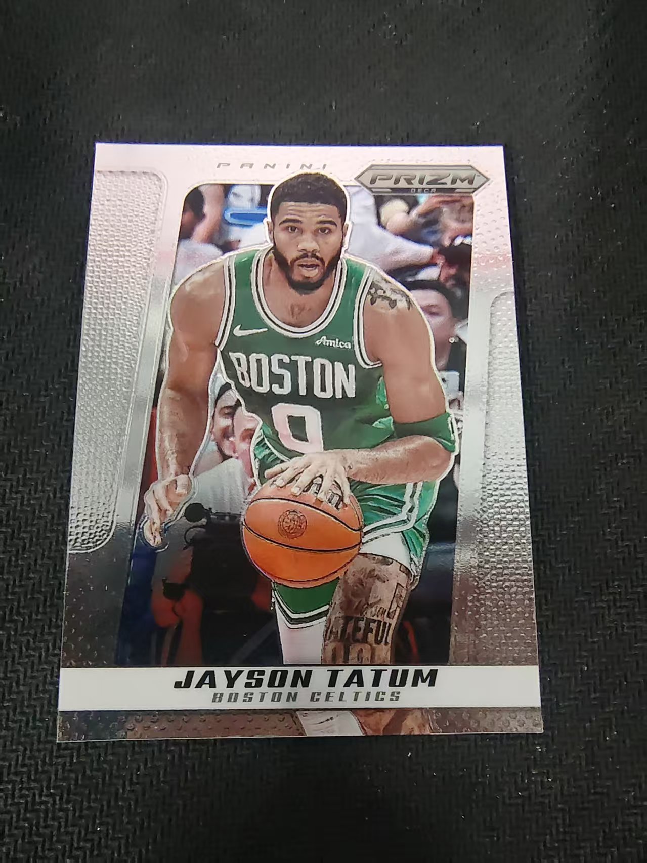 【可合并,不累计】2024-25 Panini Prizm Deca Jayson Tatum 复刻PZ 杰森 塔图姆 獭兔 凯尔特人 划痕 边角瑕疵 #133