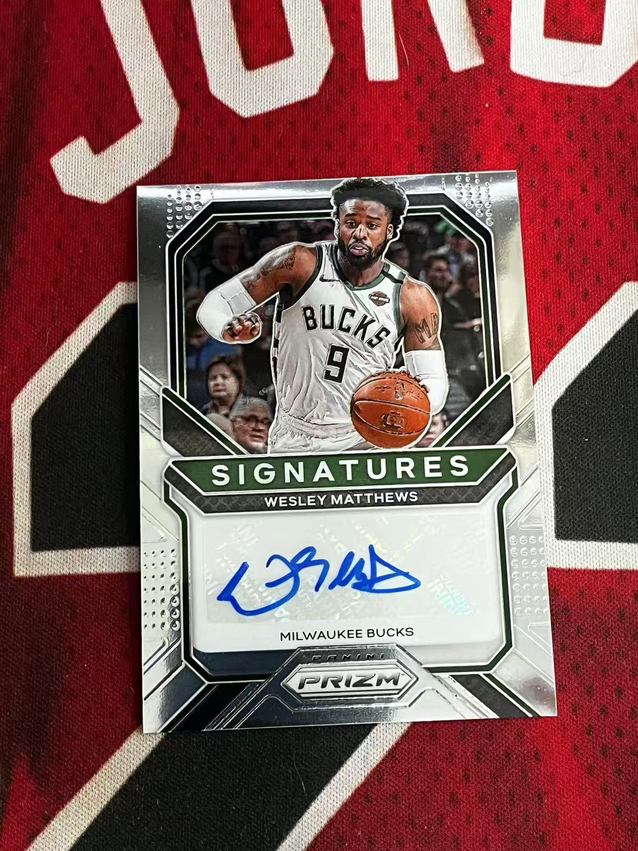 【接寄拍费率低至5%含卡淘手续费】2020-21 PANINI PRIZM PZ系列 雄鹿 韦斯利马修斯 签字卡 专收凑套必备【烂臭嘴拍卖】