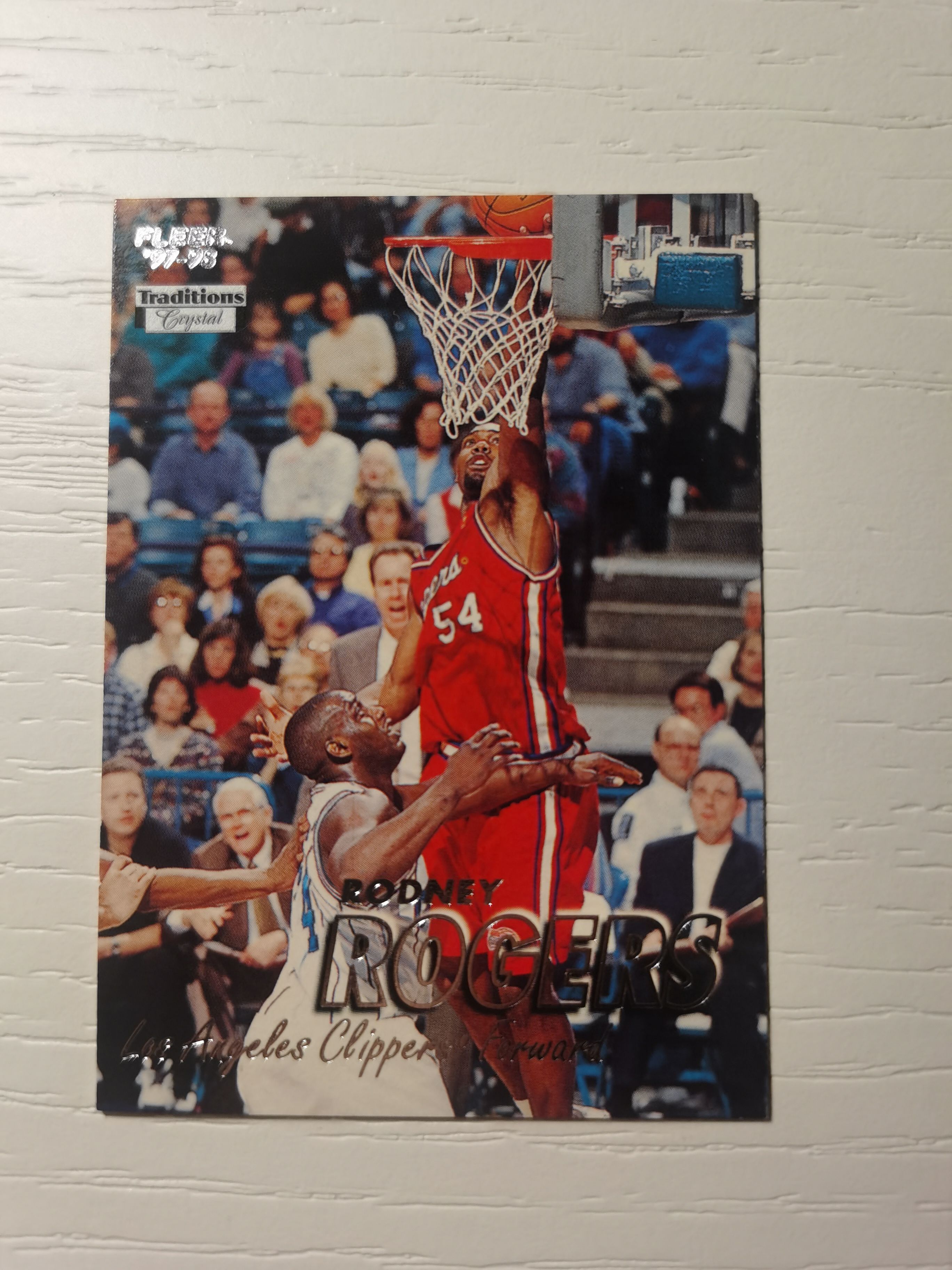1997-98 Fleer Base Rodney Rogers 1997-98 罗德尼-罗杰斯 fleer traditons crystal经典系列 00年最佳第六人 快船 硬通货 极具收藏价值