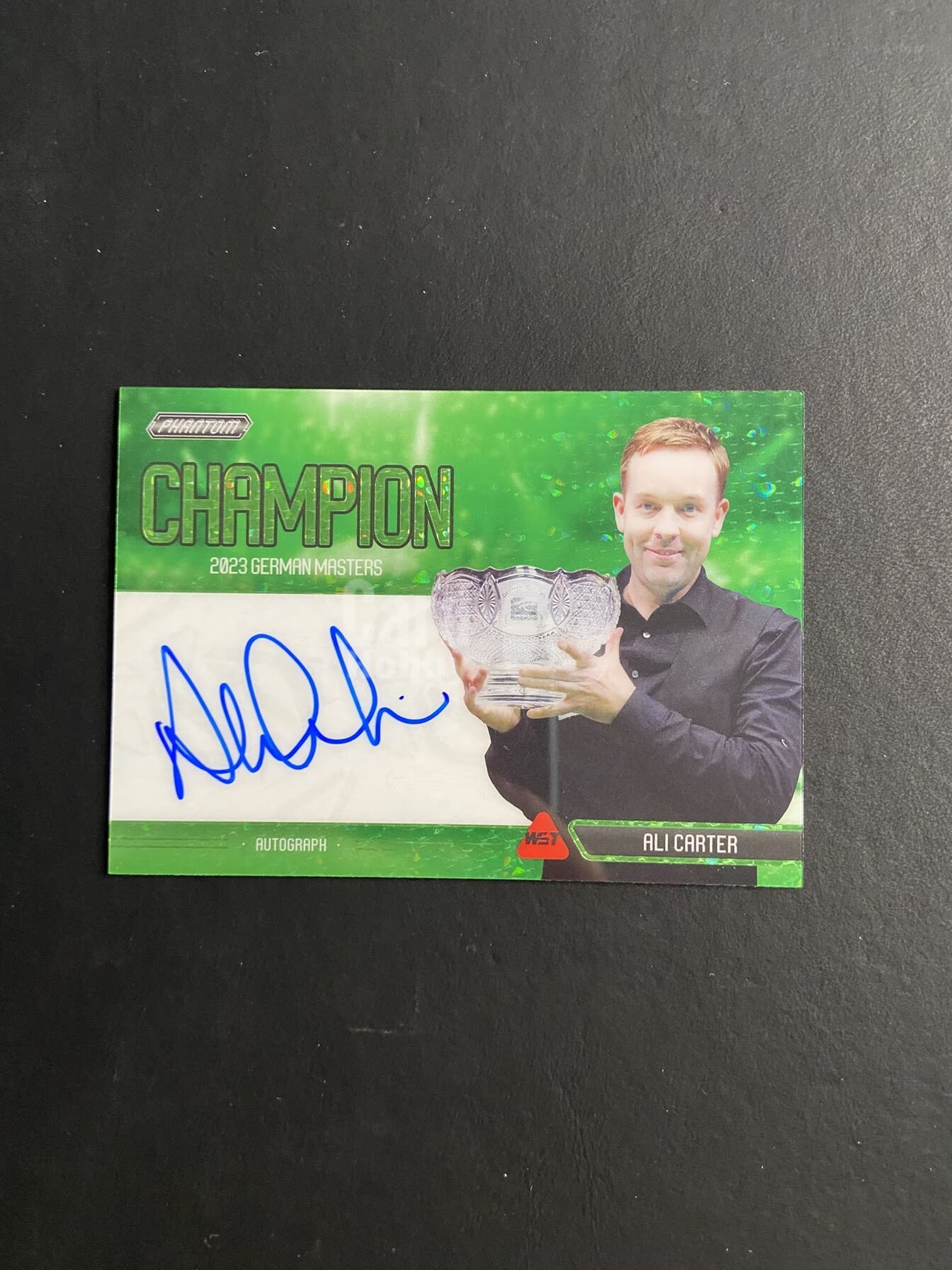 2026 Kakawow Phantom Ali Carter 【肥猫代卖】J27G 卡卡沃 斯诺克 阿里 卡特 签字卡签 冠军签 CHAMPION 35编 绿平行 收藏必备