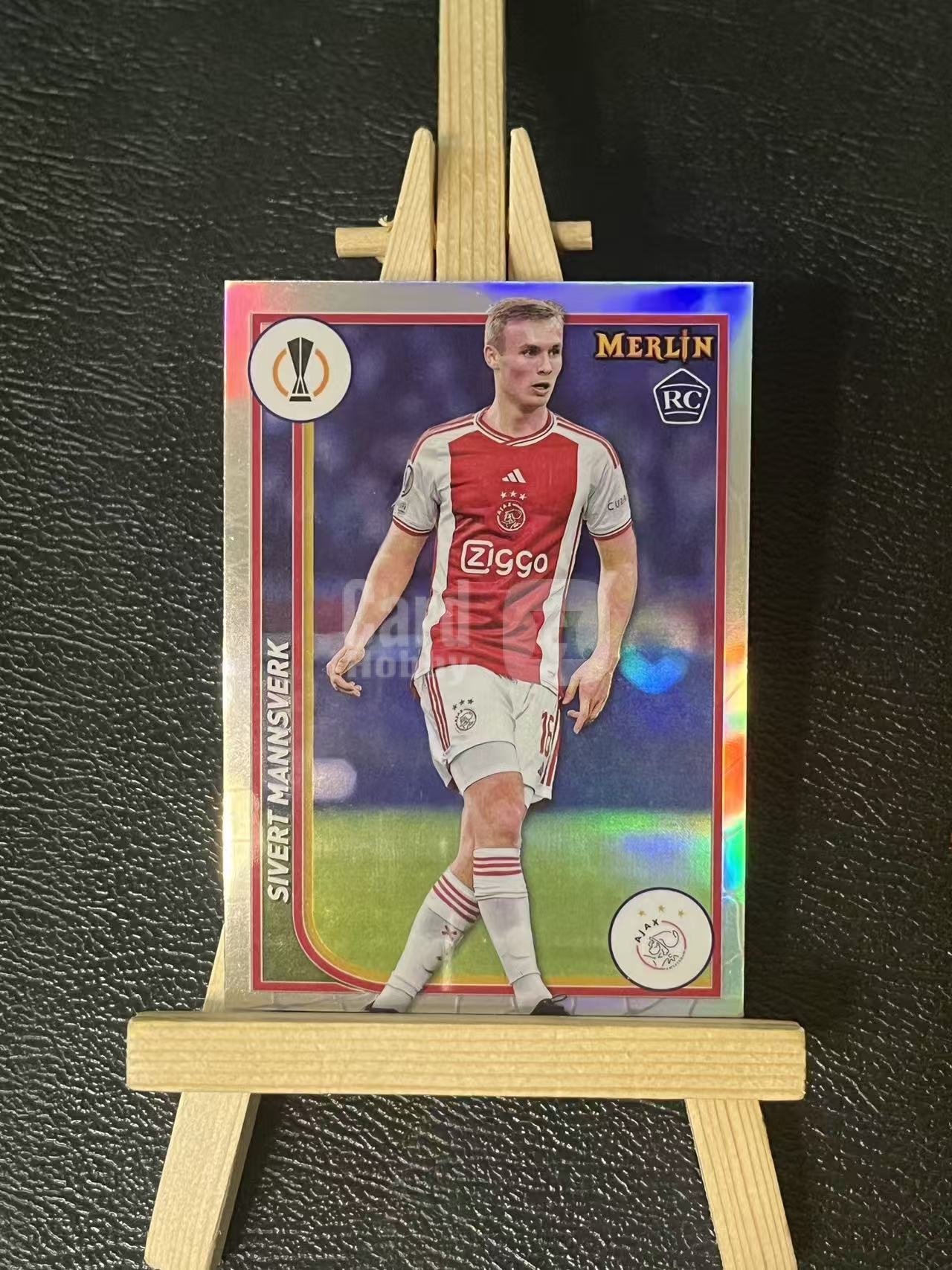 2024 Topps merlin sivert mannsverk RC 西维特 曼斯维克 新秀 阿贾克斯 梅林 银折 欧冠 实卡精美 卡品如图 LA-3