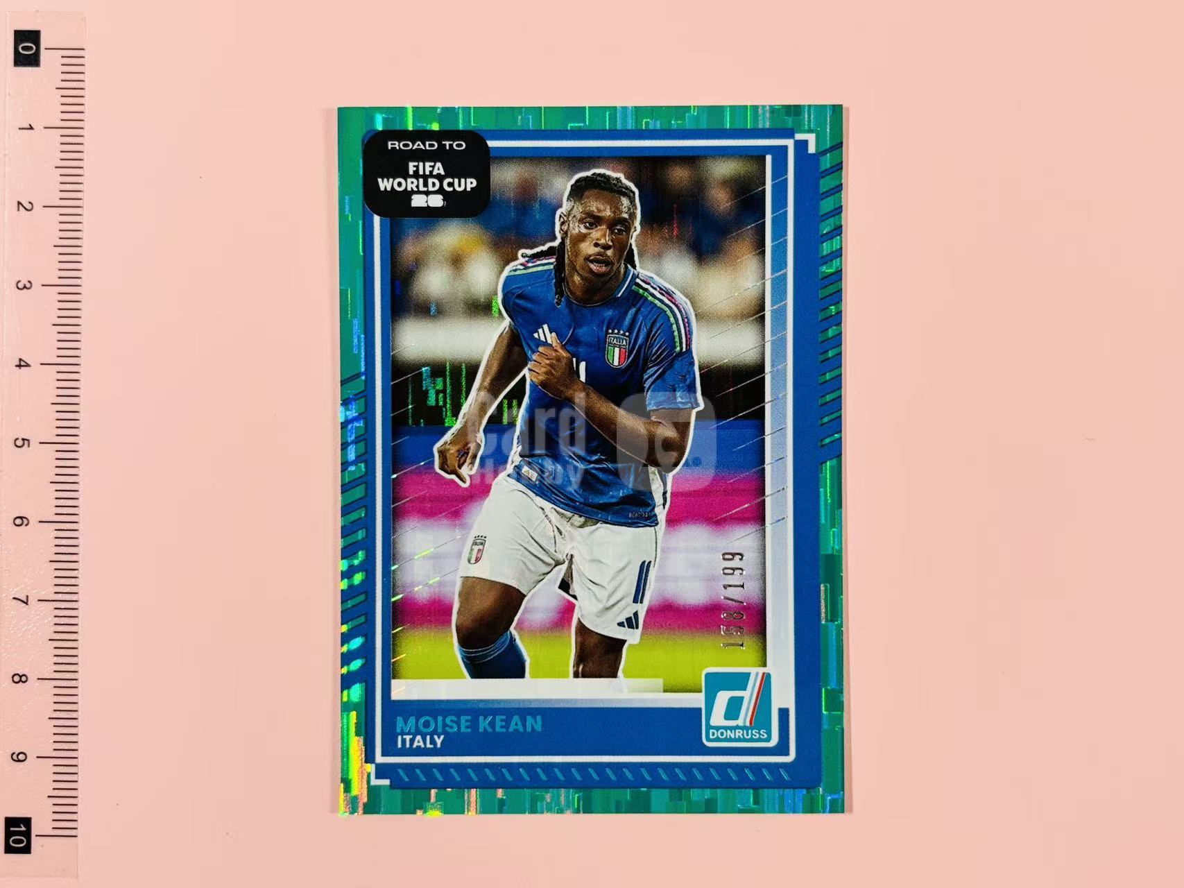 2025-26 Panini Donruss 美加墨世界杯 杜蕾斯 Moise Kean 基恩 意大利 199编 青折 接代拍不到付YY