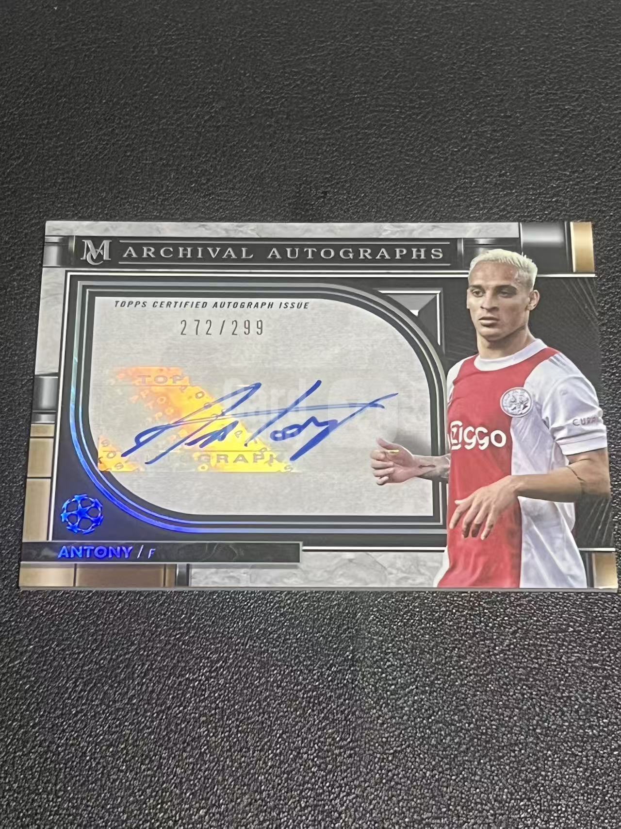 【芒特代卖】2022 topps MC 博物馆 欧冠 安东尼 阿贾克斯 转会曼联 antony 皇家贝蒂斯 人挪死树挪活 加盟曼联 签字/299编 折射