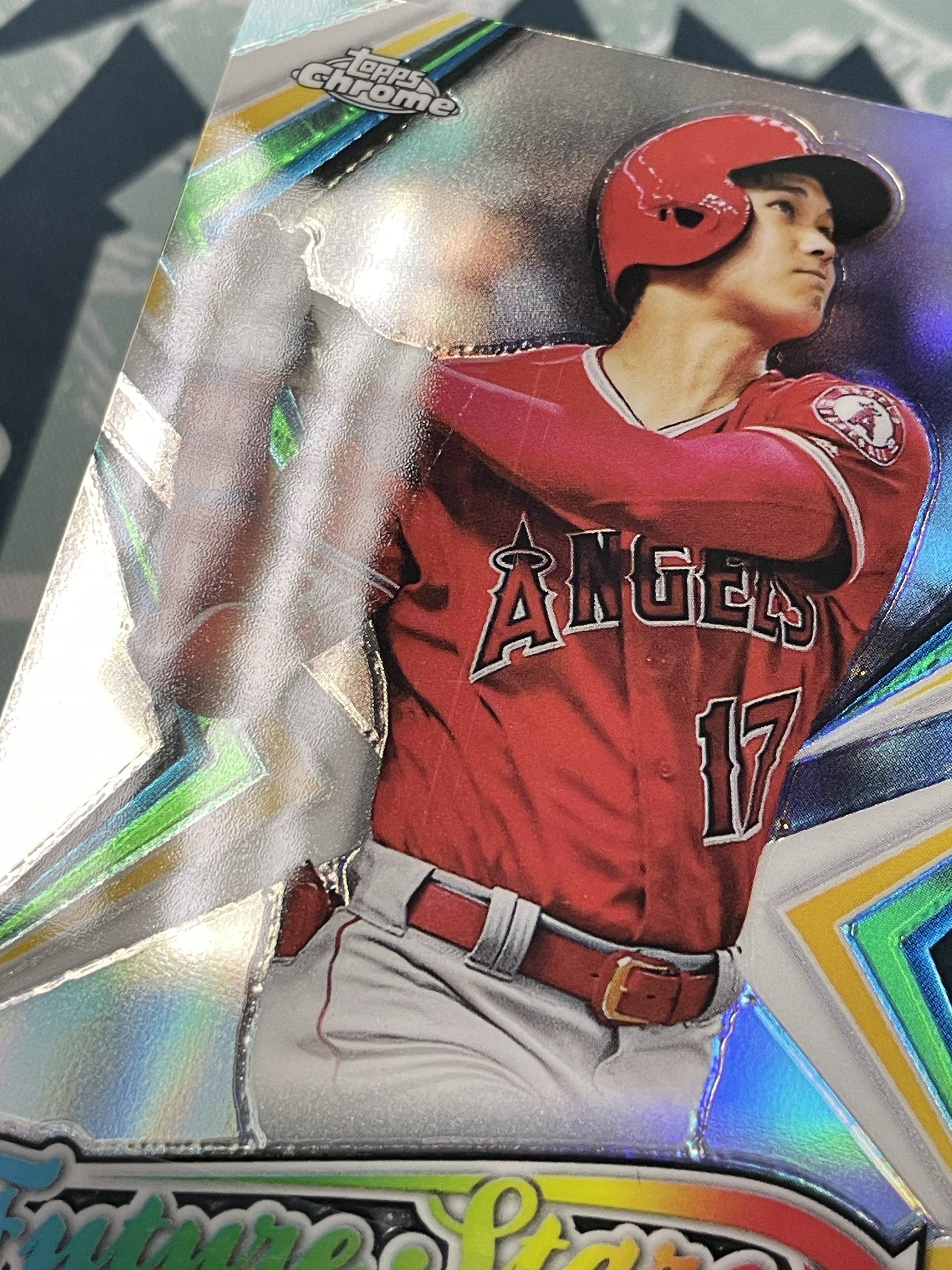 2019 Topps Chrome Shohei Ohtani 洛杉矶天使 大谷翔平 新秀次年 折射 银折 五张一起 lot5 两张瑕疵如图