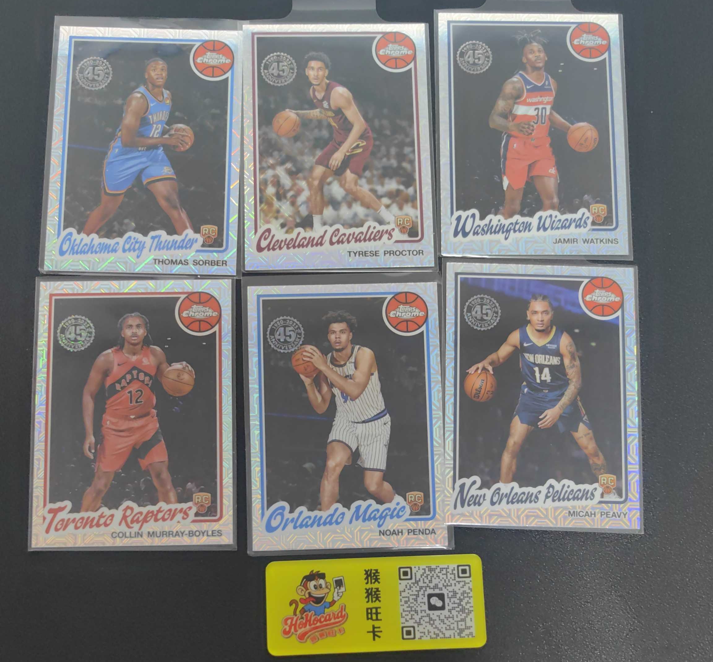 2025 Topps Flagship Thomas Sorber RC 【猴猴旺卡】25赛季 克利夫兰骑士队 里斯·普罗克特 托马斯·索伯 Mojo折 卡品如图 接代拍19a【龙】