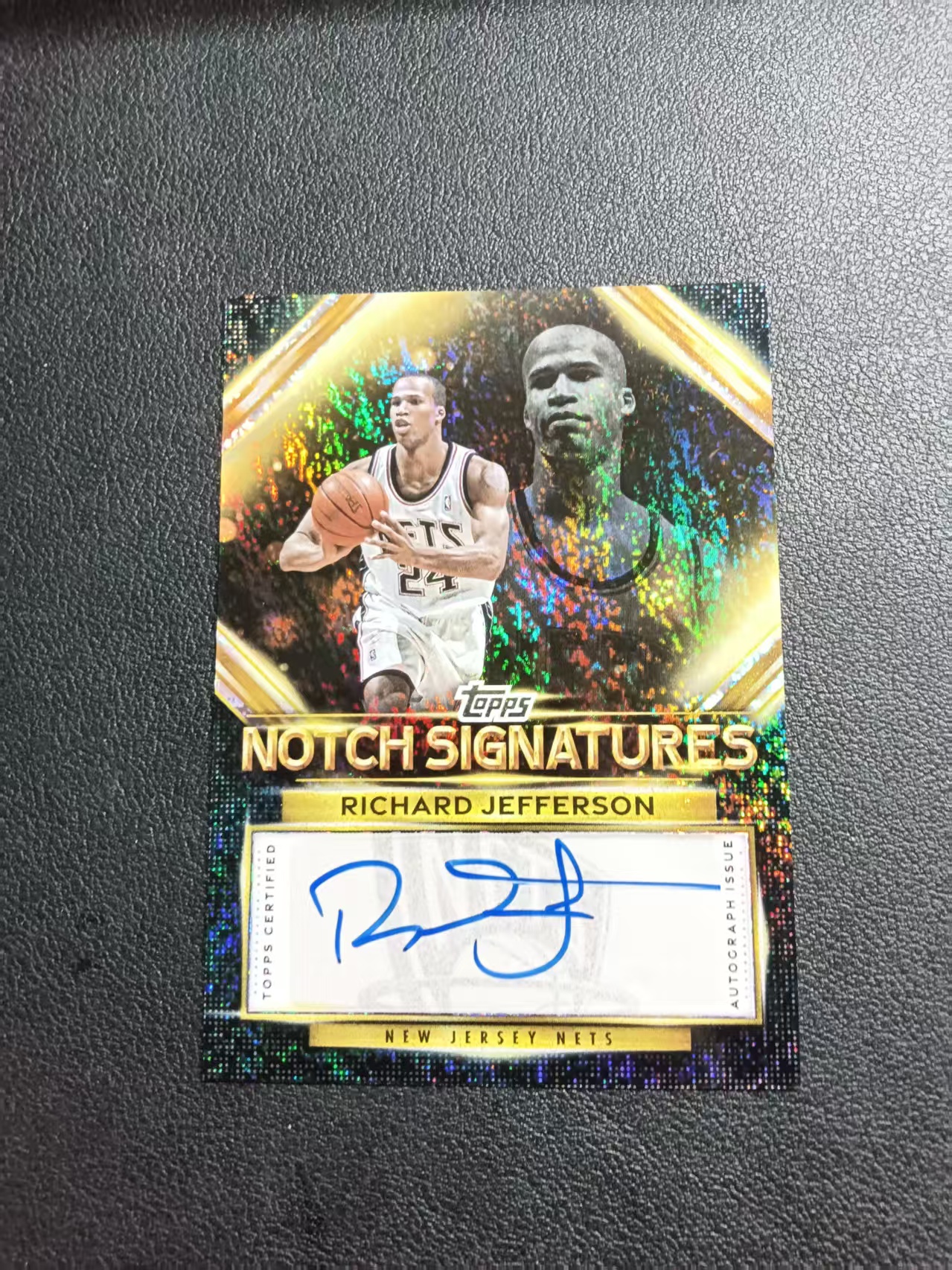 2025 Topps Flagship Richard Jefferson 篮网 理查德 杰弗森 签字 顶级签 碎闪折 折射 卡品如图 龙龙龙