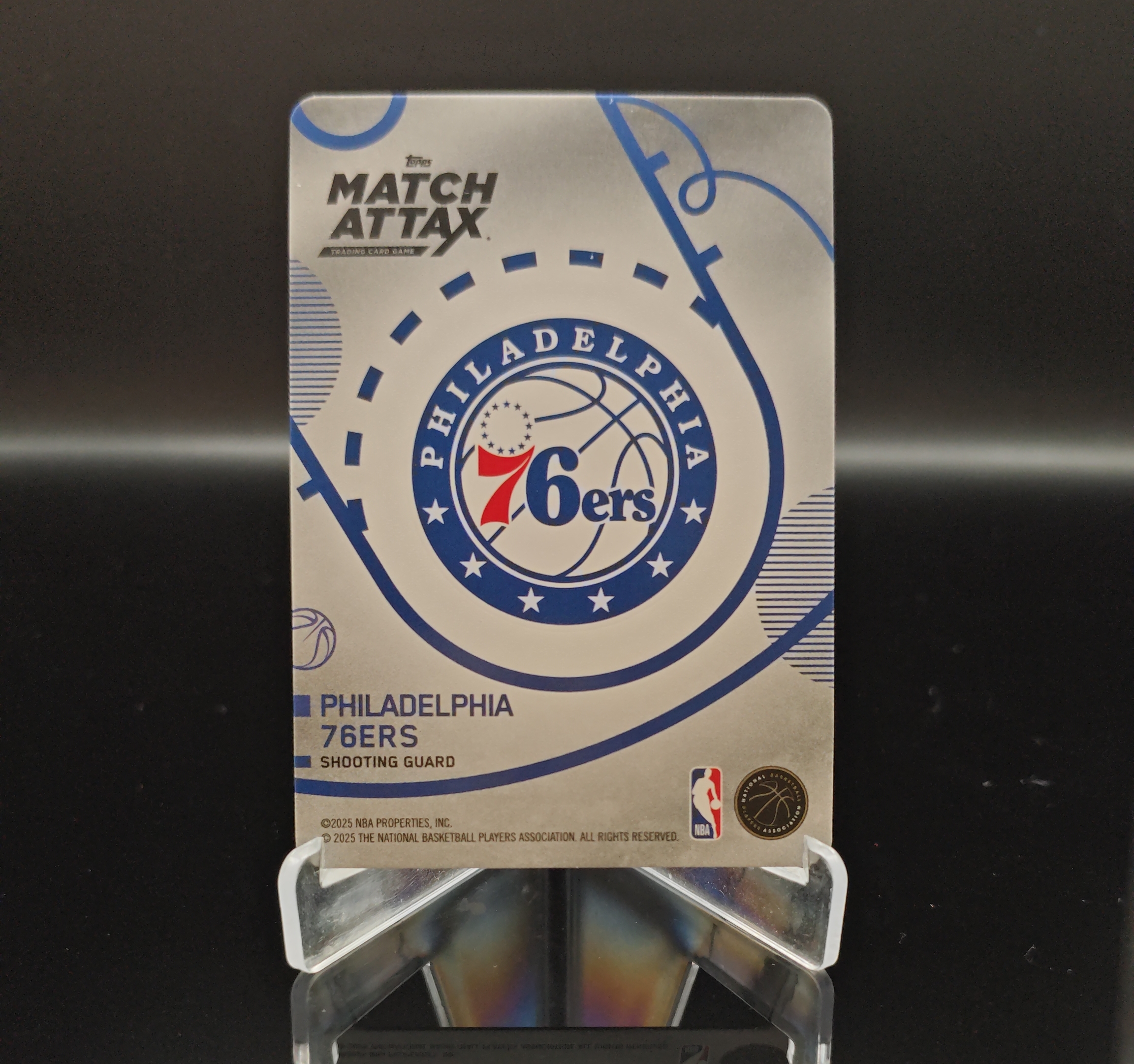2025 Topps Match Attax VJ Edgecombe RC #HP-VE vj埃奇库姆 费城76人 新秀 游戏卡 卡品如图