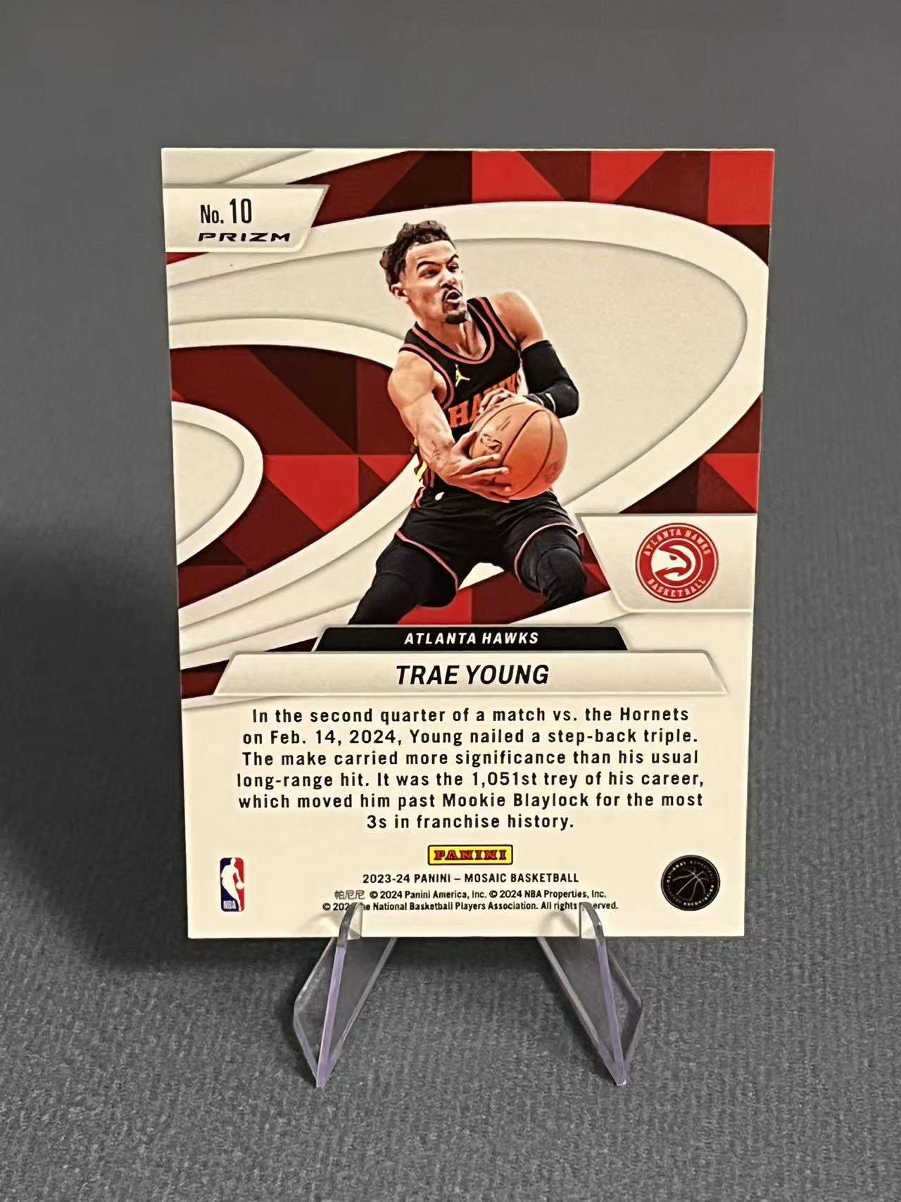 2023-24 Panini Mosaic Trae Young 马赛克 特雷 杨 老鹰 绿马赛克折 GIVE AND GO特卡 吹杨 纽约市长