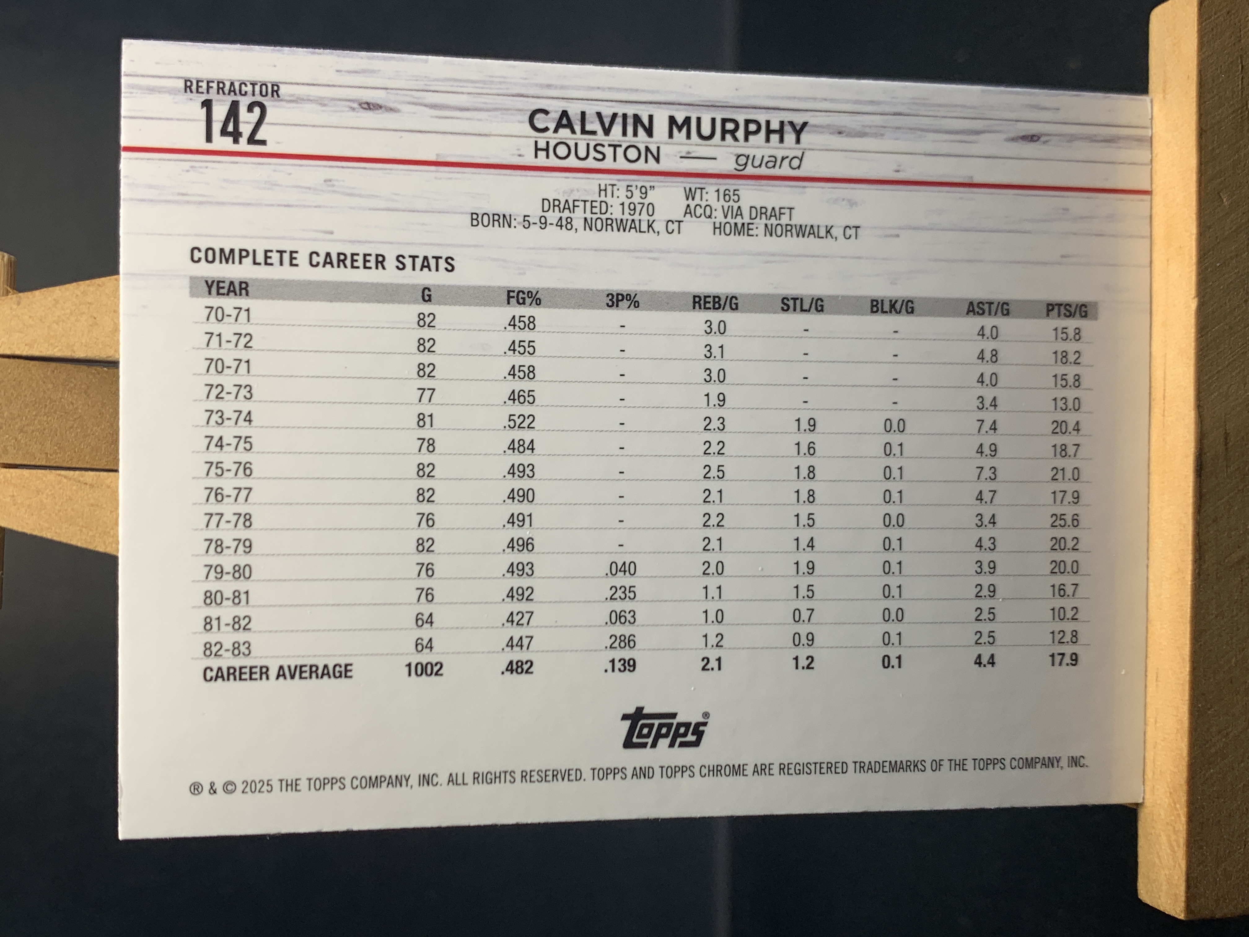 (S8) 2025 TOPPS 折射 卡尔文 墨菲 近期大热球星 收藏必备 卡品如图 ! ! !