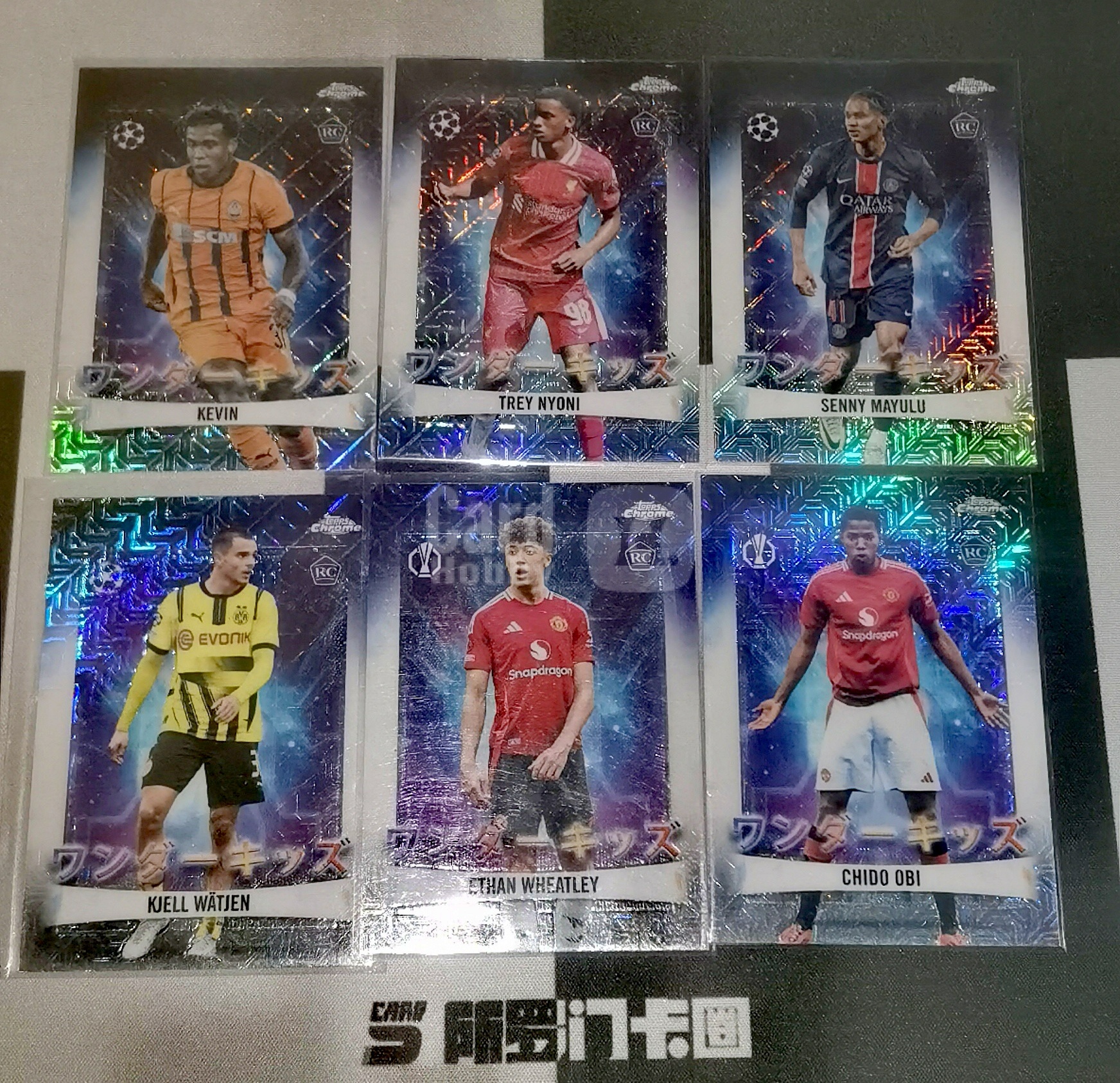 2025 Topps Chrome Senny Mayulu 不累计不到付发顺丰【所罗门卡圈S】‌多特 大巴黎 曼联 利物浦 塞尼·马尤鲁等 神奇小妖特卡 6张打包 市场少见 卡品如图