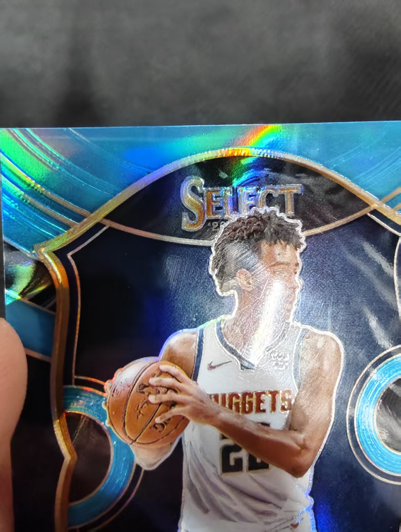 【汽水拍卖】2020-21 Panini Select Zeke Nnaji RC 齐克 纳吉 掘金 新秀 蓝折 299编 瑕疵如图