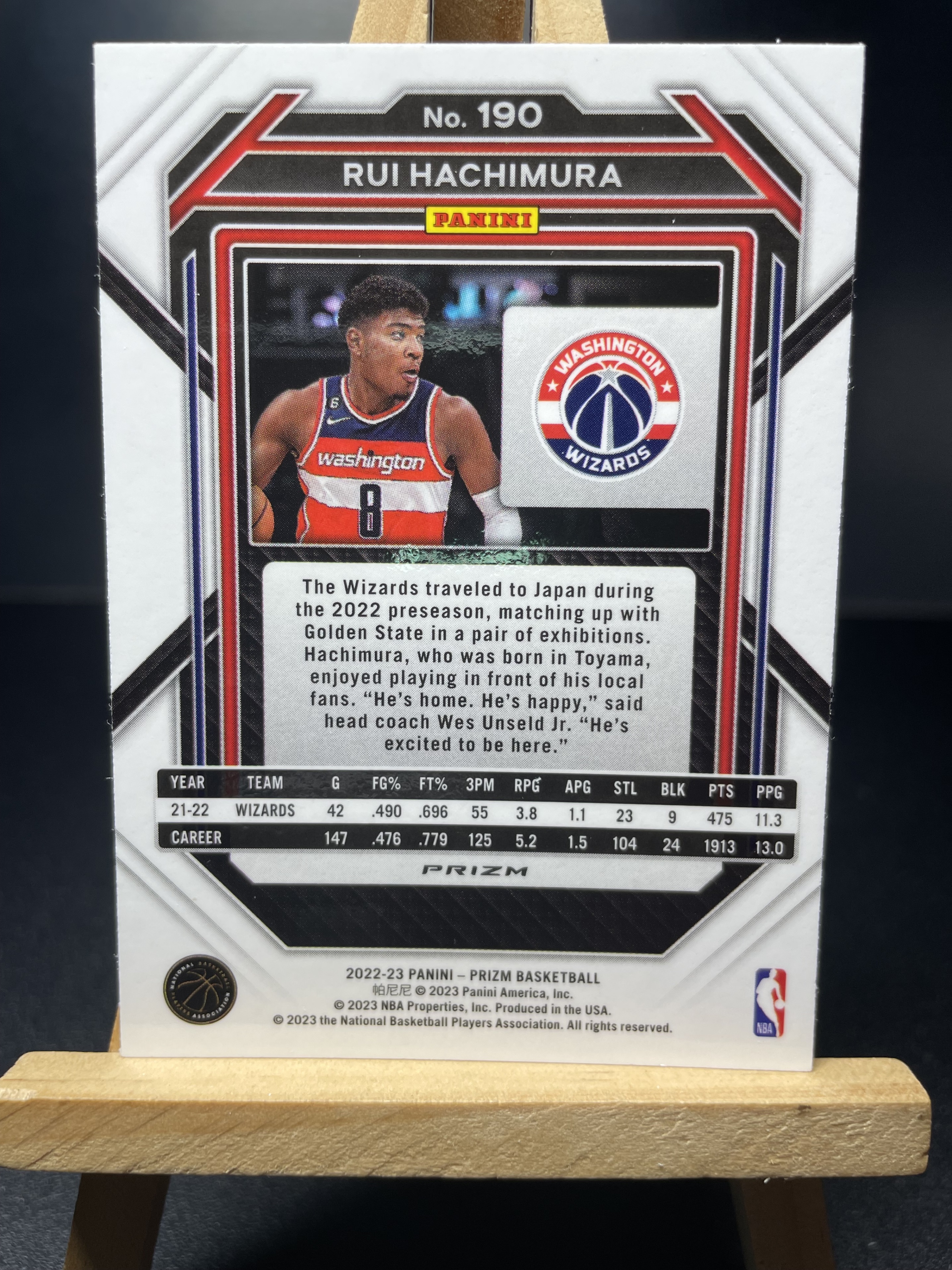 RC Sensational signatures Prizm 八村塁 NBA-