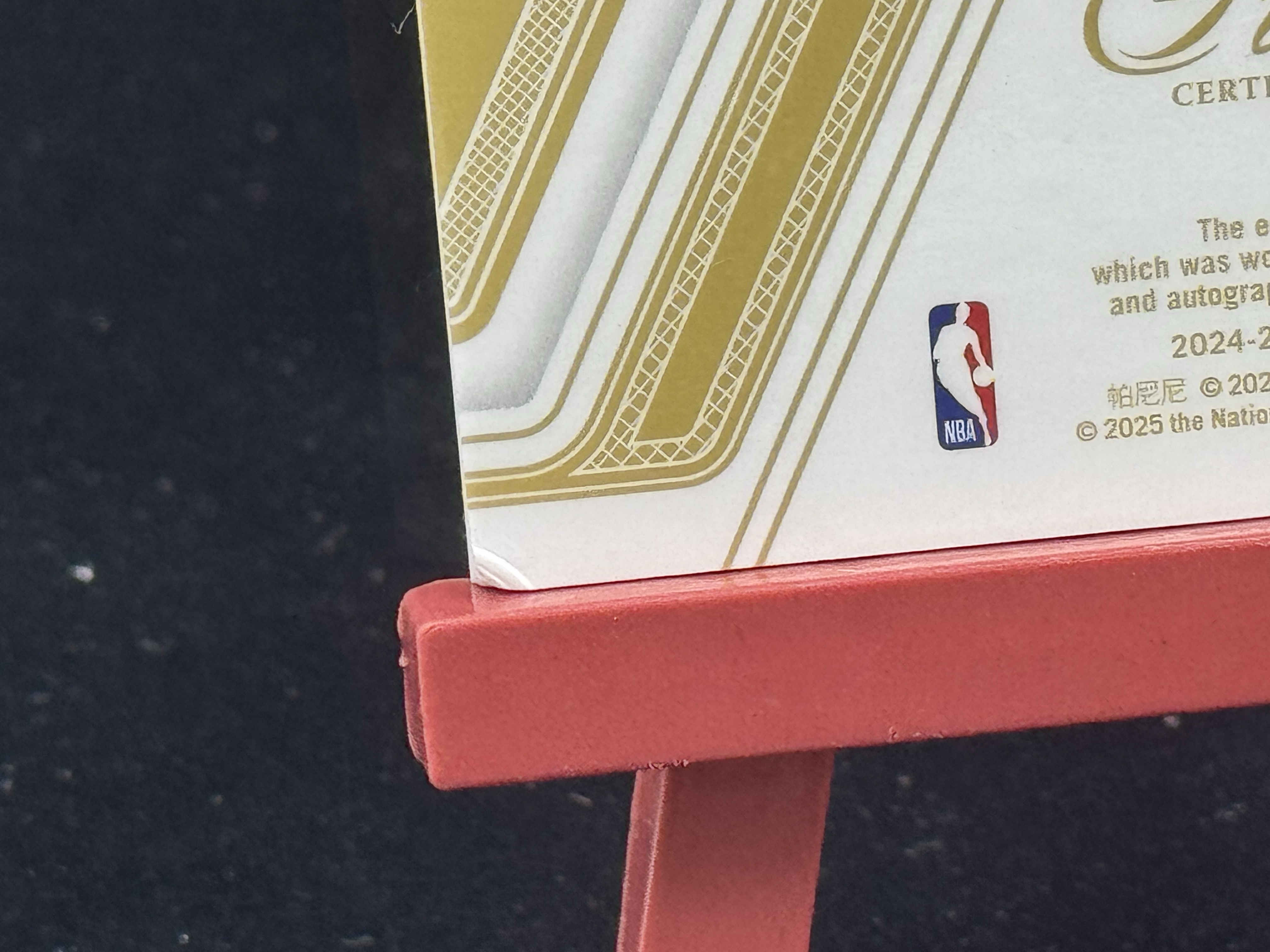 2024-25 Flawless Zach LaVine 手提 国王 公牛 扎克 拉文 22/25编 银闪版 双色球衣物料切割 签字 卡签 GU亲穿落场 左下角有折痕 卡品如图 S名Hzo1023