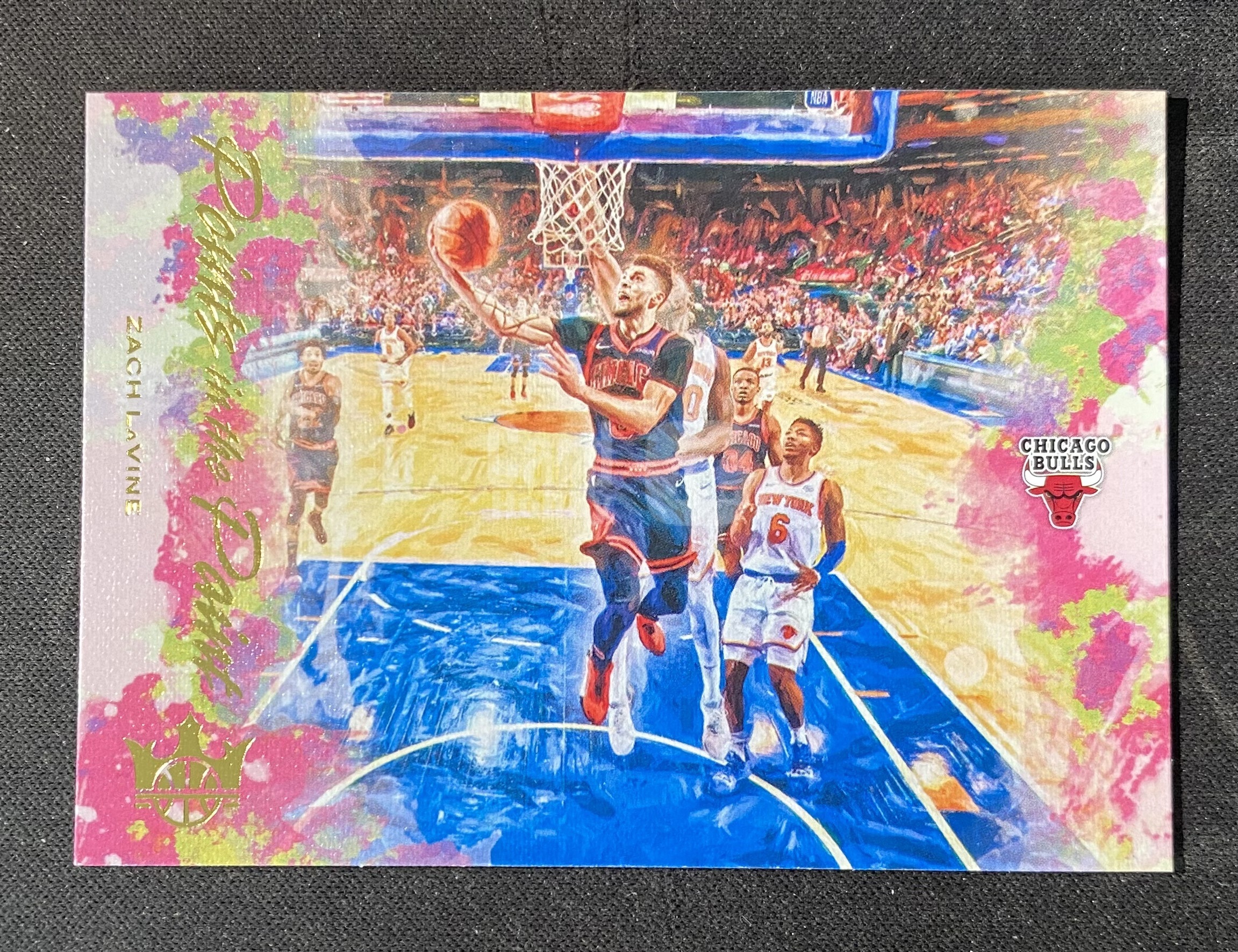 2019-20 Panini Court Kings Zach LaVine 【来拆波卡】公牛 扎克拉文 油画 樱花 base jwcw