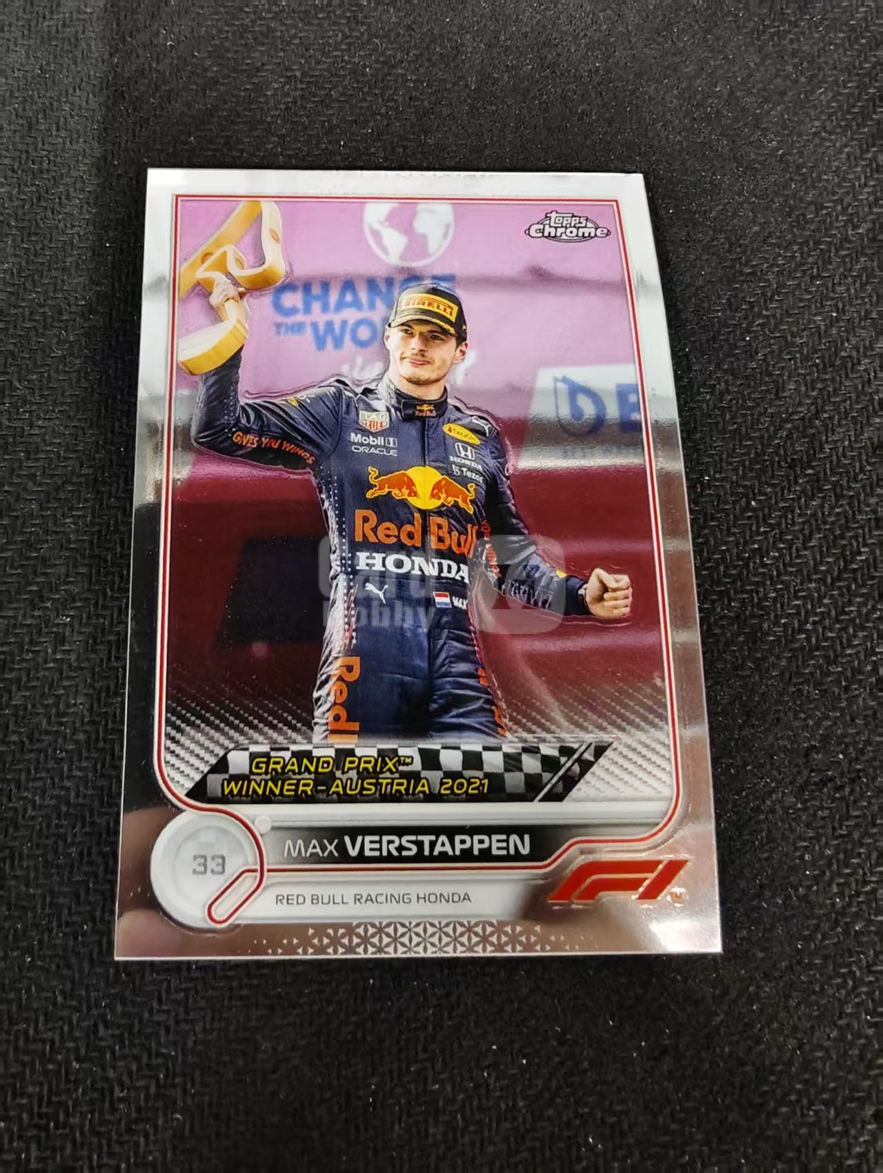 2022 Topps Chrome F1 Max Verstappen 维斯塔潘 红牛 划痕 边角瑕疵 #159