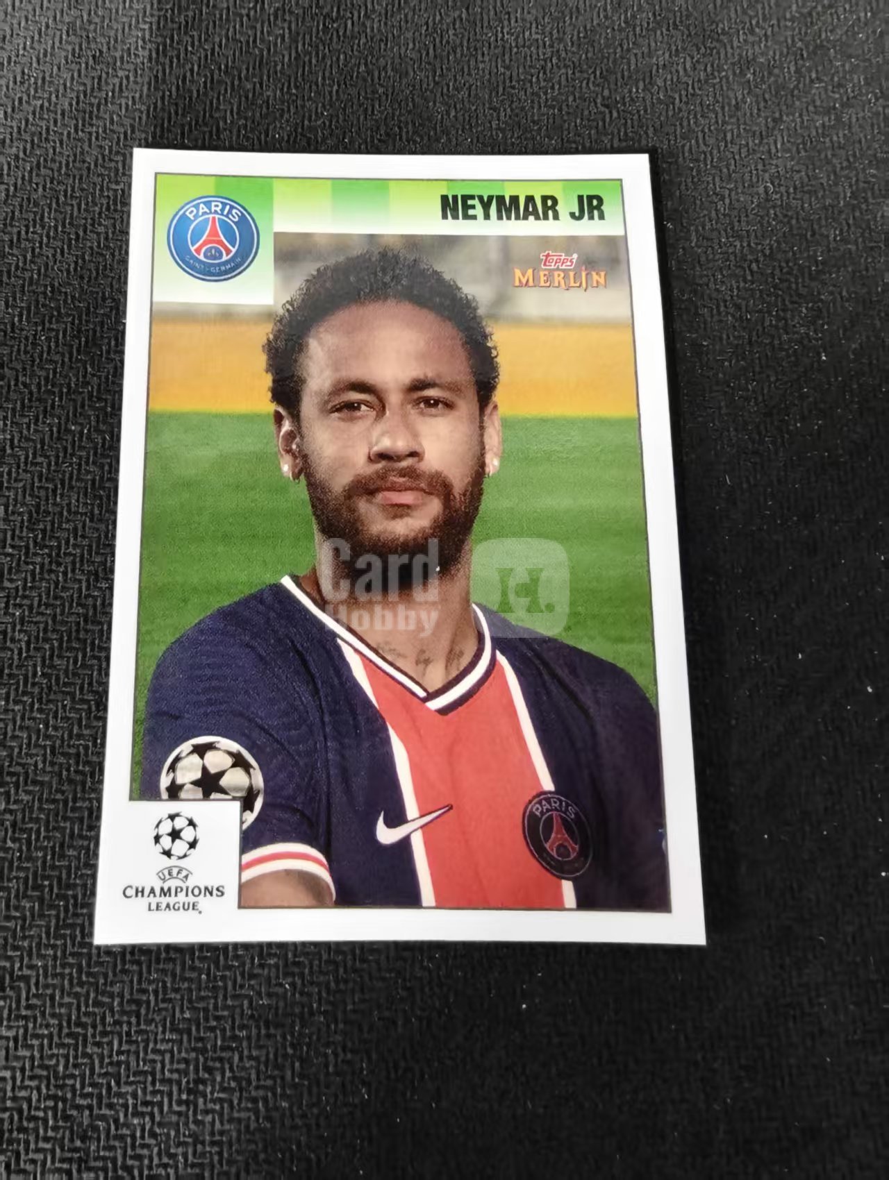 【可合并,不累计】2021 Topps Merlin 梅林95 Neymar Jr. 巴黎圣日耳曼 内马尔 划痕 边角瑕疵 #53