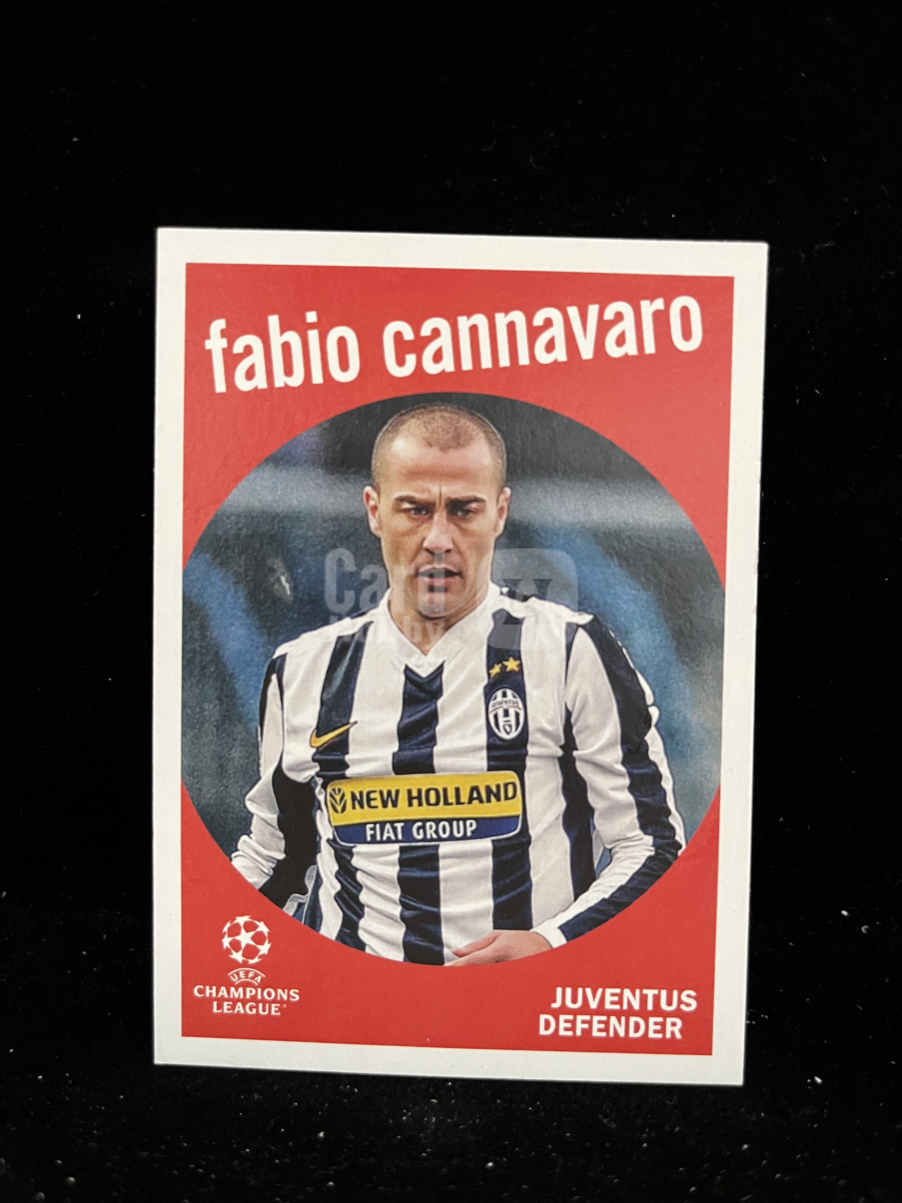 免费代拍 Topps UEFA Champions League Retro 欧冠 卡纳瓦罗 Fabio Cannavaro 卡品如图#F774