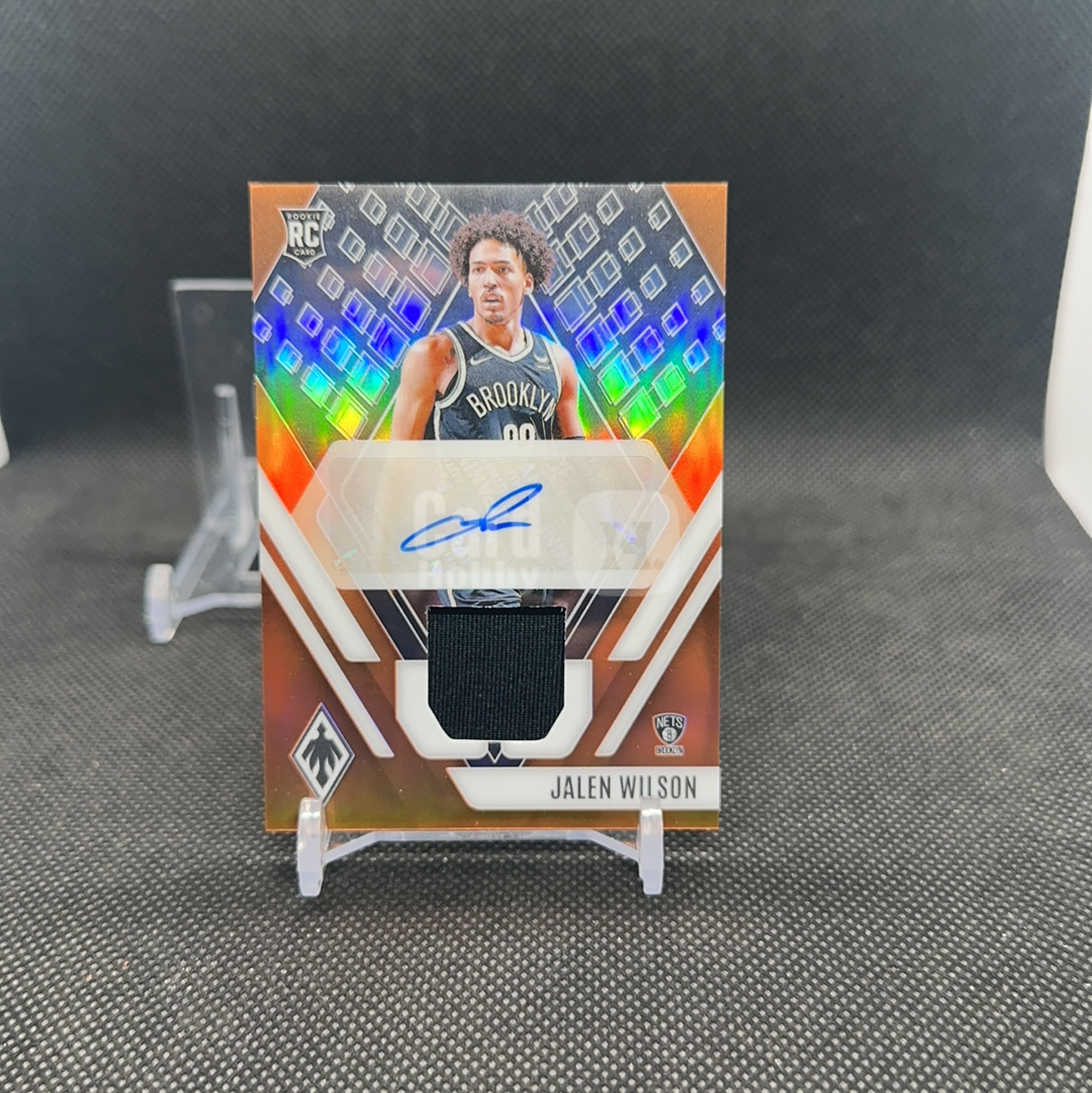 2023-24 Panini National Jalen Wilson RC 国宝 篮网 杰伦威尔逊 新秀RC Colossal球衣物料 签字RJA 19/49