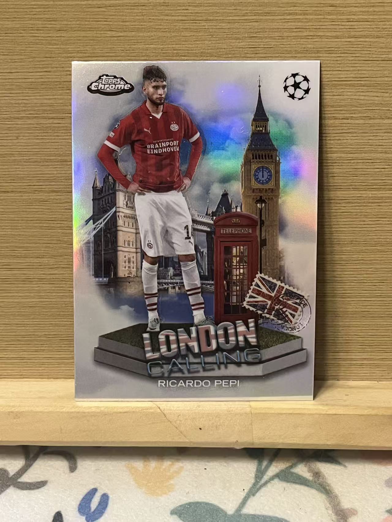 2024 Topps Chrome Ricardo Pepi 里卡多 佩皮 特卡 埃因霍温 银折 欧冠 实卡精美 卡品如图 LZL3