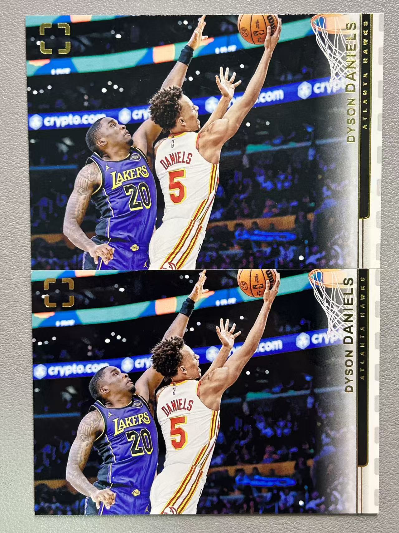 【阿泽代卖】2024-25 Panini Photogenic 上镜 Dyson Daniels 老鹰 丹森 丹尼尔斯 吹风机 上篮特卡 2张lot 选图巨帅 卡品如图 介意勿拍-硕哥