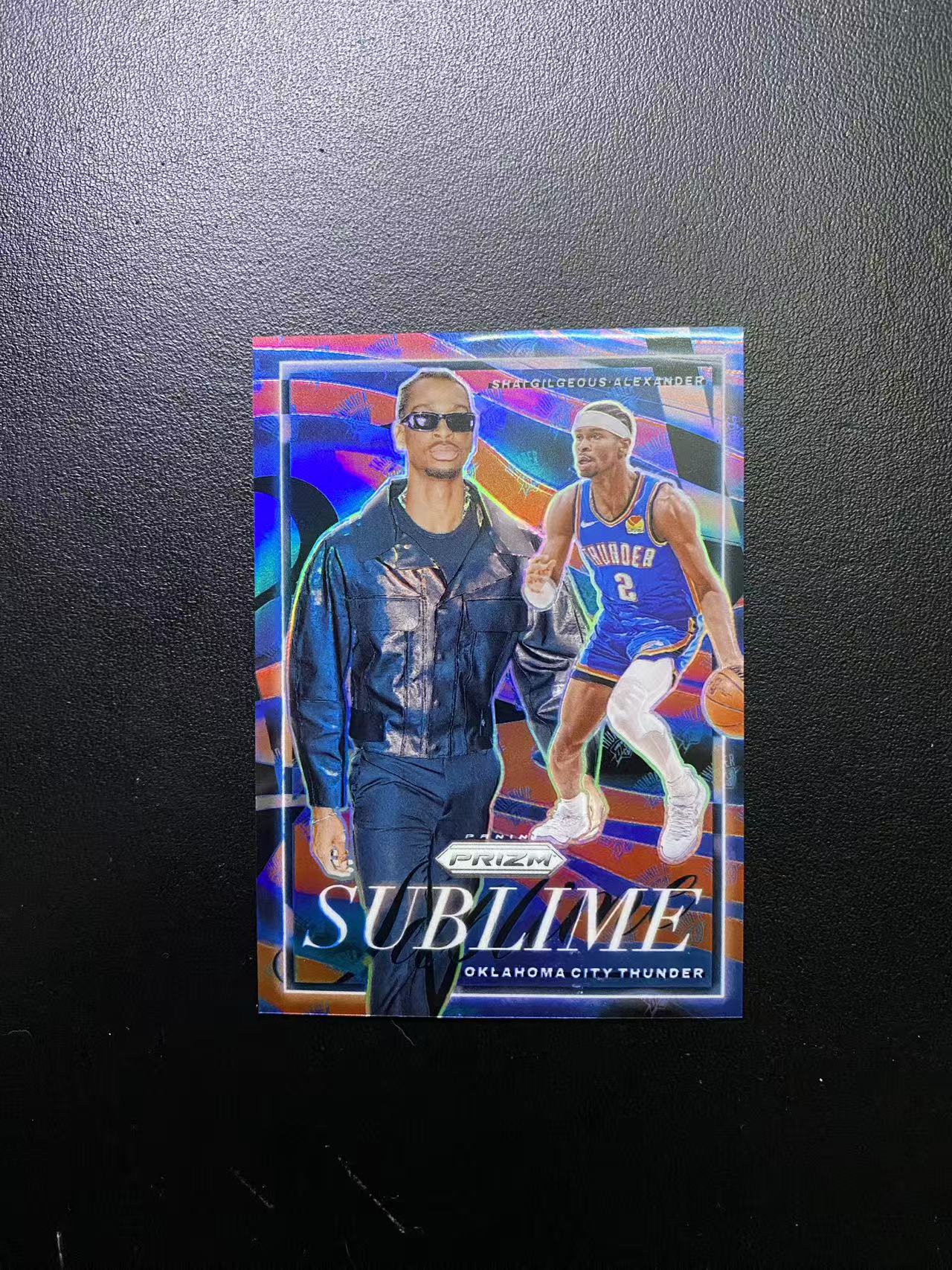 2024-25 Panini Prizm Shai Gilgeous-Alexander 雷霆 SGA 亚历山大 pz 大比例 走秀 崇高 特卡 折射 卡品如图 值得收藏 季