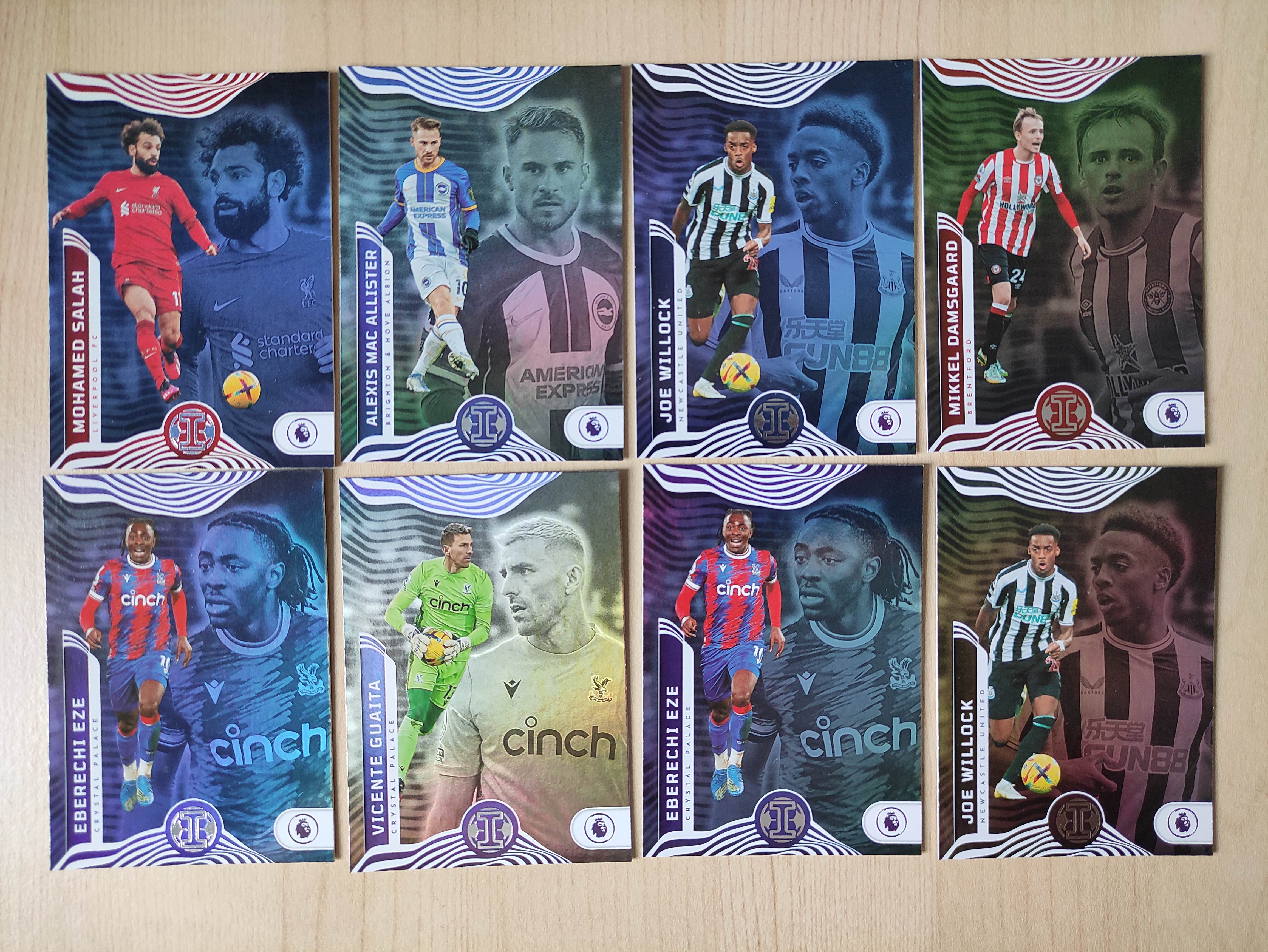 2022-23 Panini Illusions Mohamed Salah 【进击卡社】编年史幻想系列 英超 利物浦 萨拉赫 等多队球员 8张打包 lot Base 不保卡品 凑套必备