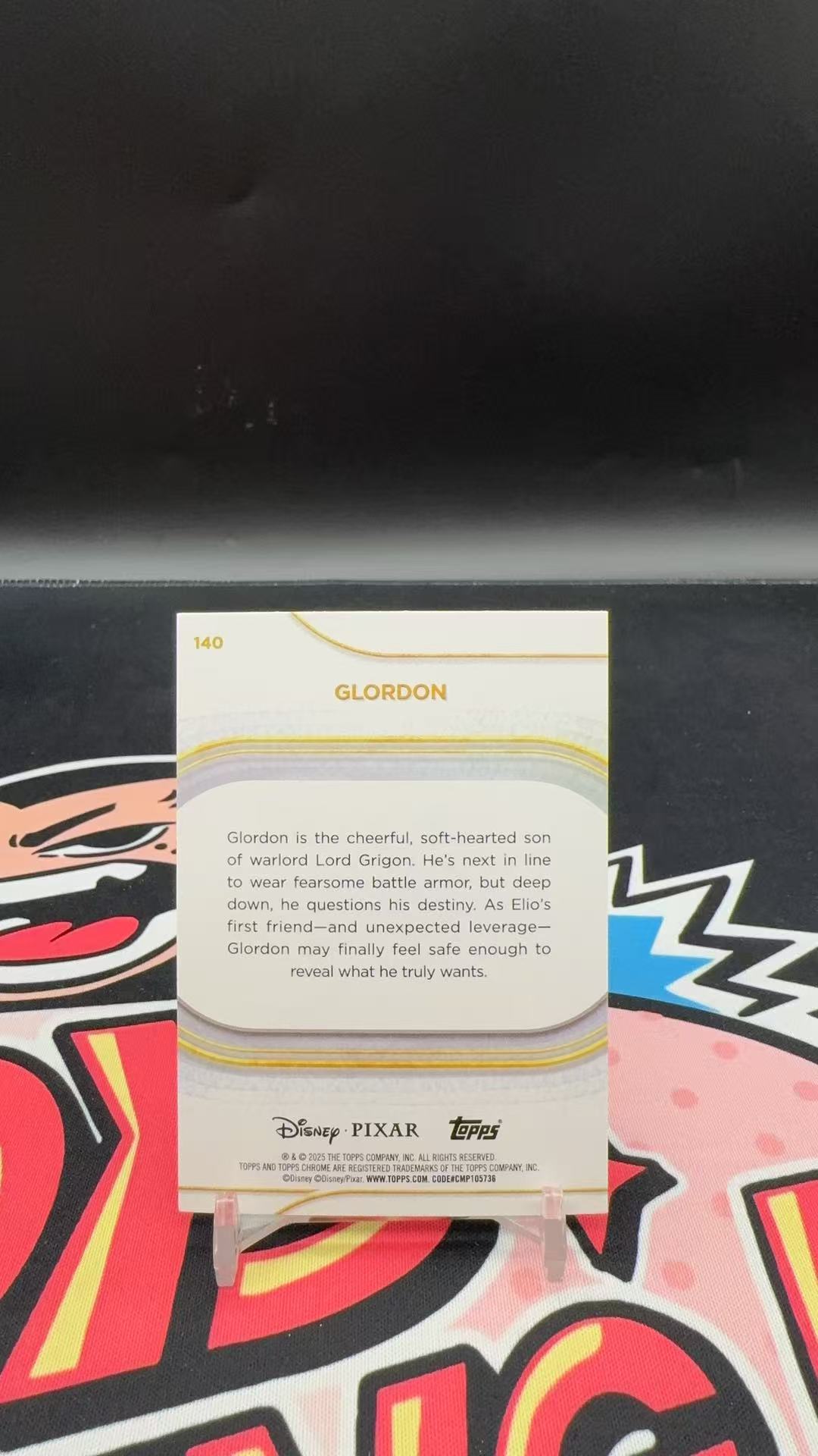 【玩具坑】2025 Topps Disney Chrome 迪士尼 TC系列 base 淡绿折 199编 #140 glordon