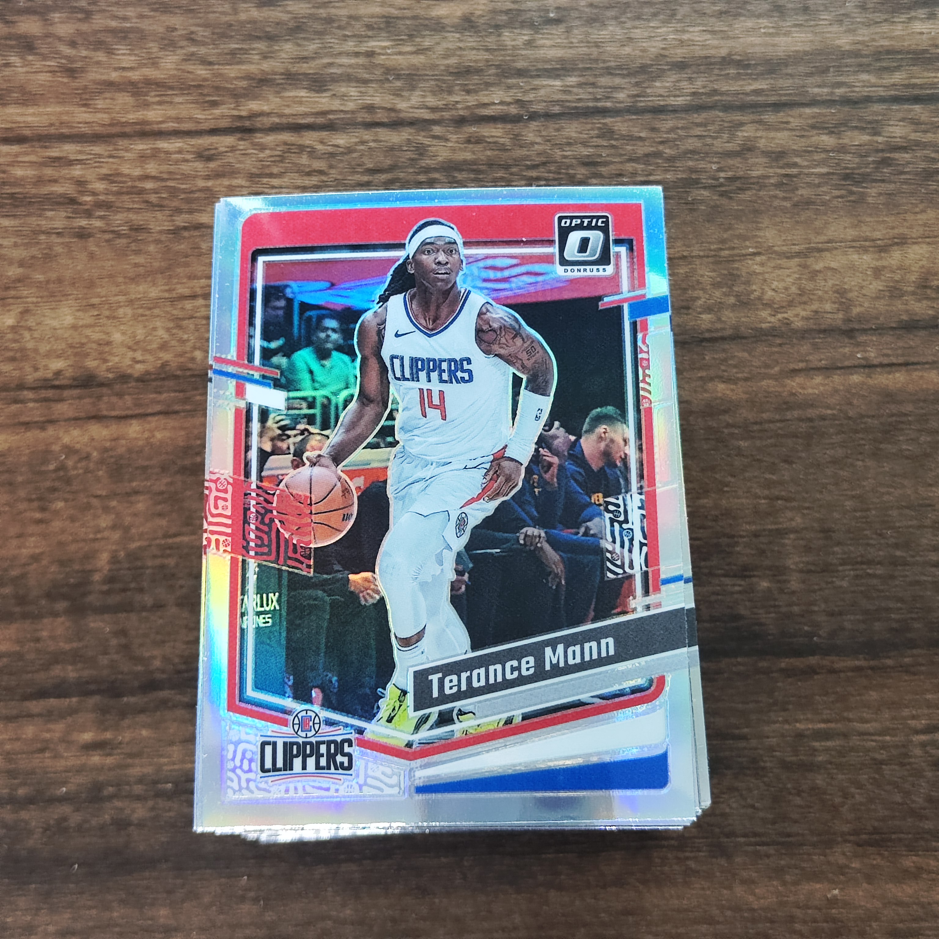 2023-24 【HADE拍卖-小卡之家】 杜蕾斯optic Terance Mann 曼    银折   单卡base 卡品如图ZKB01