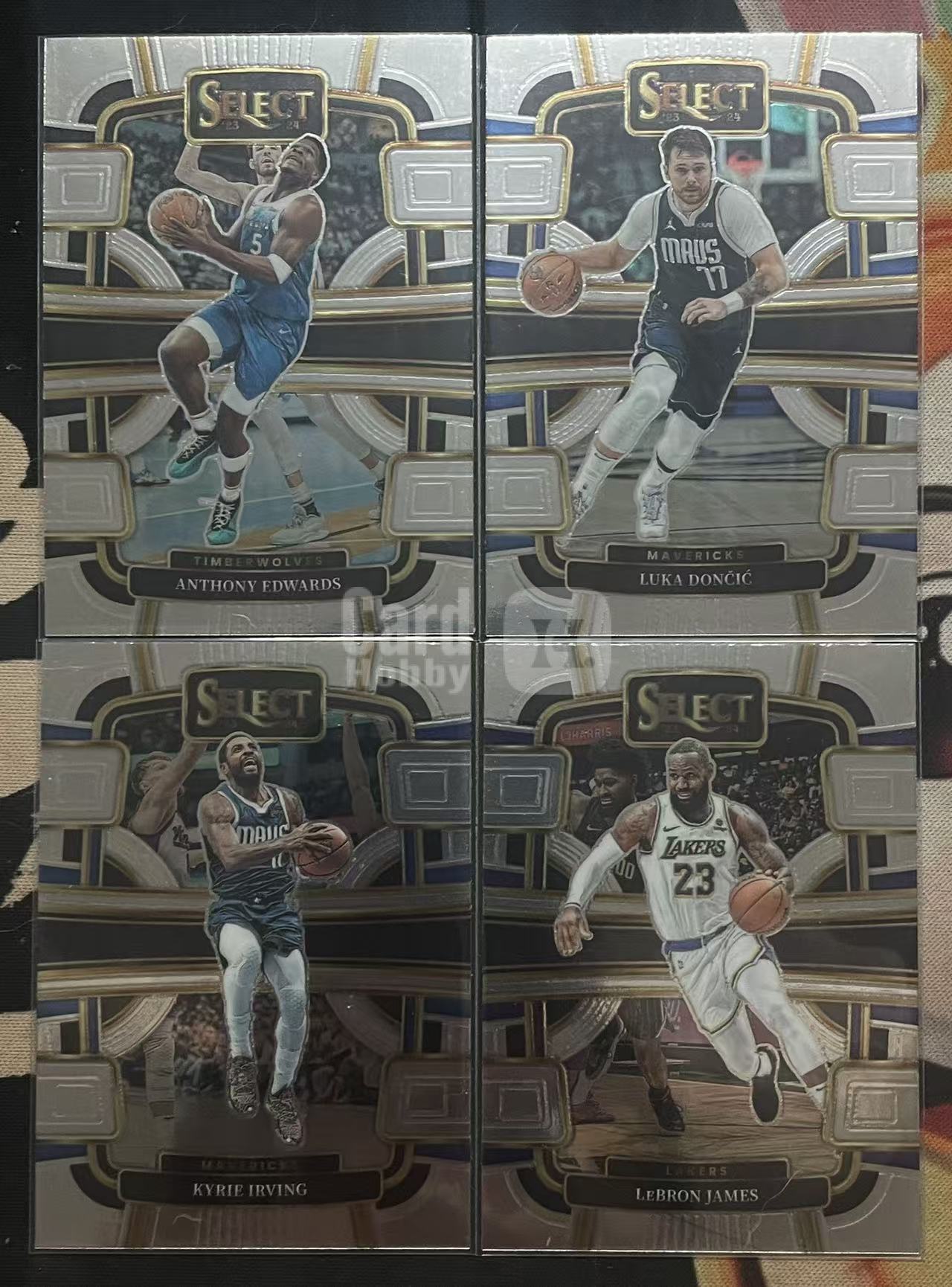2023-24 Panini Select LeBron James 勒布朗·詹姆斯 卢卡·东契奇 安东尼·爱德华兹 凯利·欧文 select base 打包 值得收藏凑套(猴子卡社)