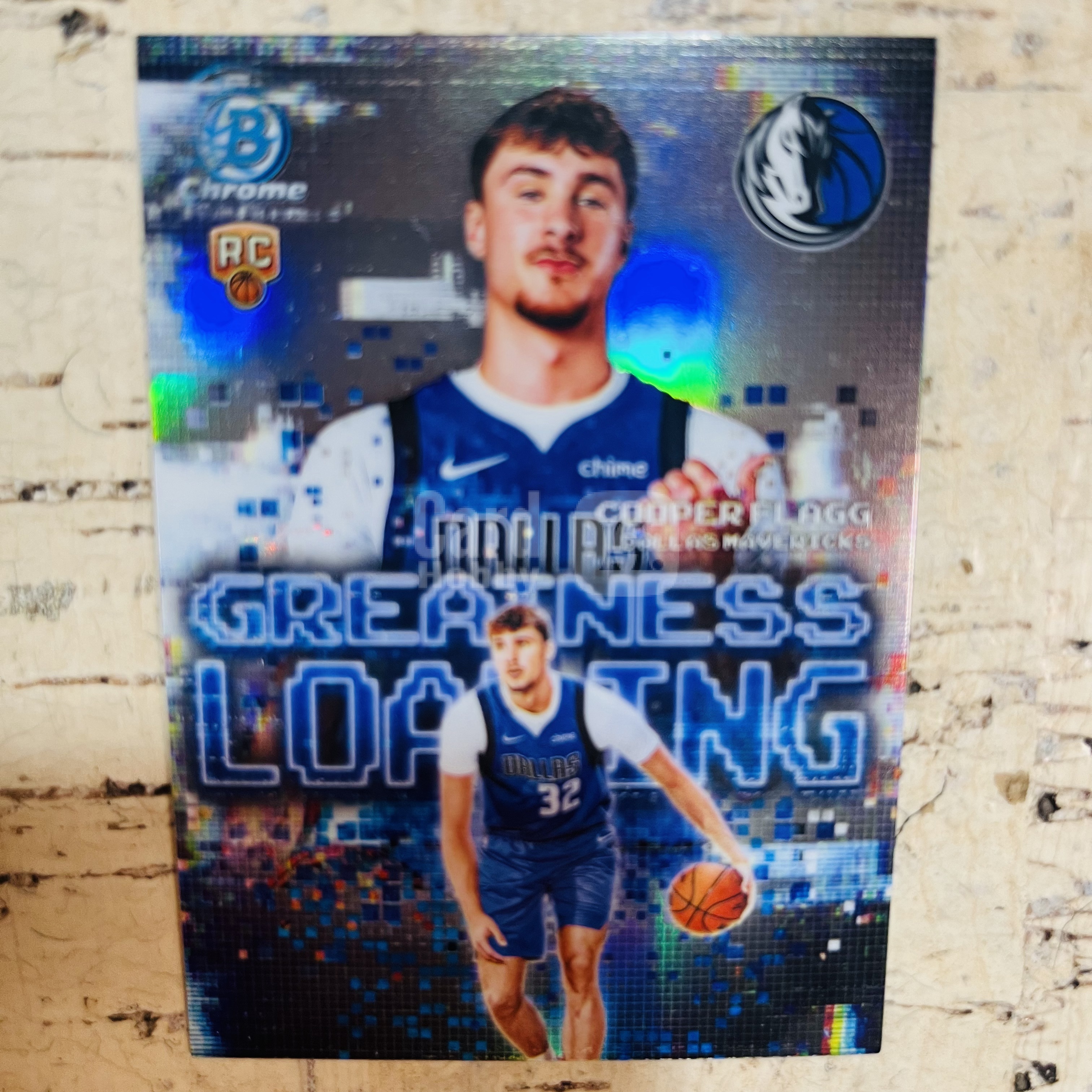 2025-26 Topps Bowman Chrome Cooper Flagg RC 新秀 独行侠 库珀 弗拉格 正银折 银折射 greatness loading 伟大加载 特卡【小卡迷拍卖】