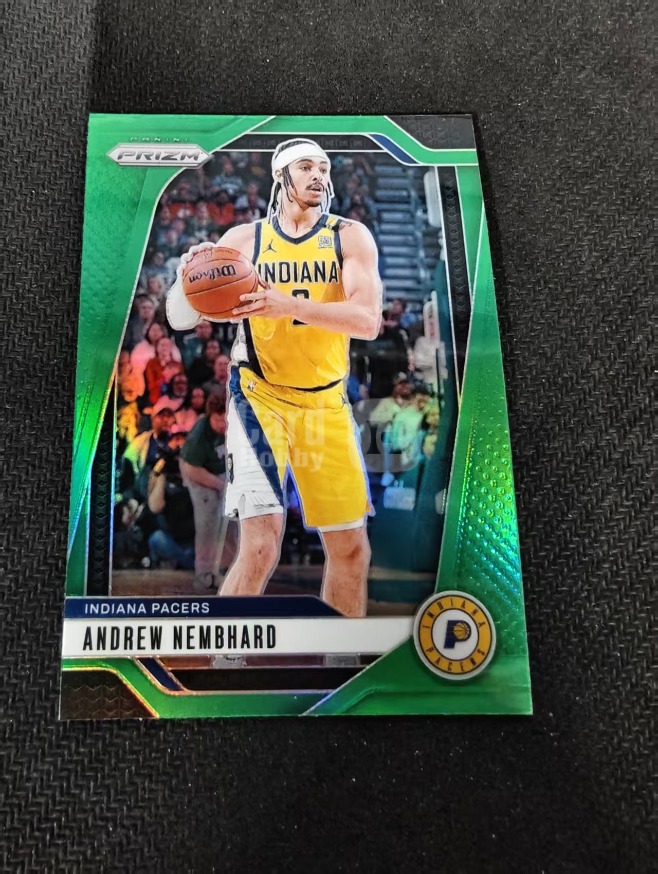 2024-25 Panini Prizm Andrew Nembhard 安德鲁内姆布哈德 步行者 PZ 绿折 划痕 边角瑕疵 #6