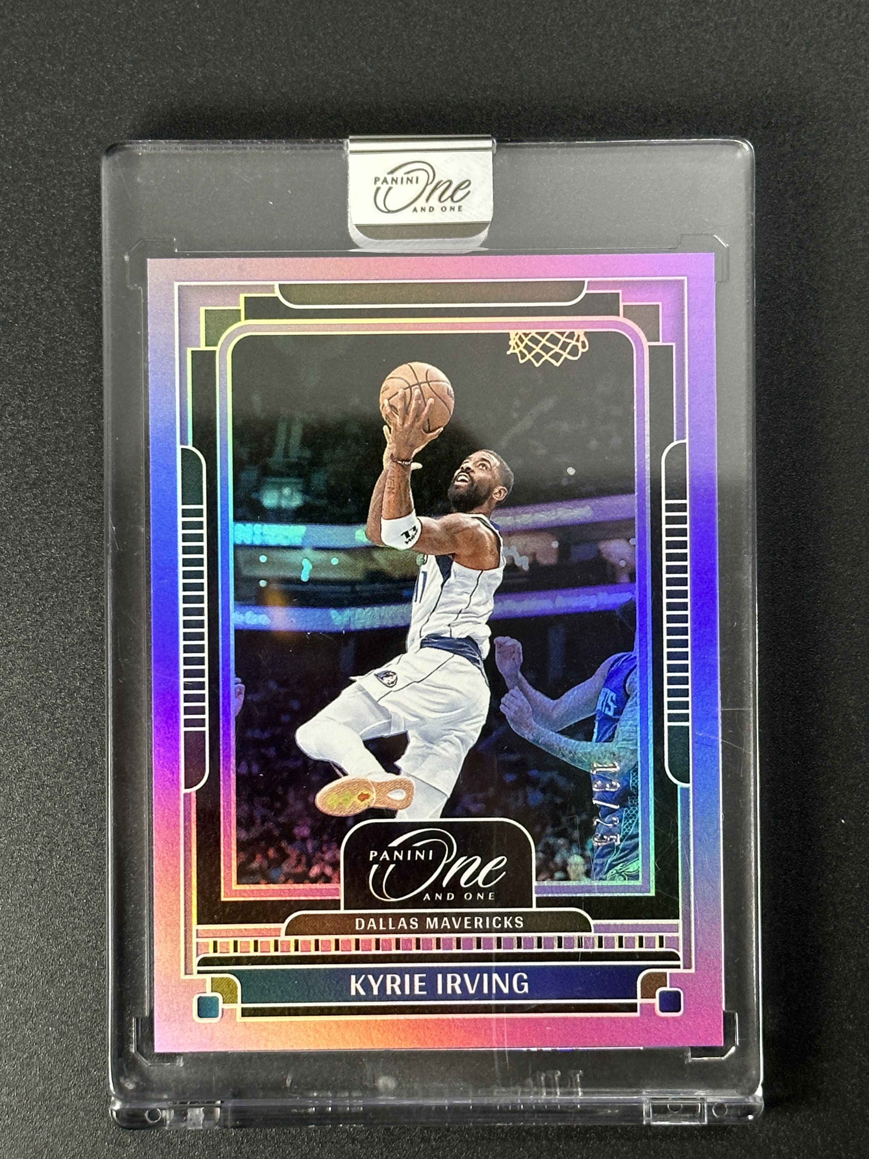 2024-25 Panini One and One Kyrie Irving 凯里欧文 独行侠 25编 base 紫折 折射 原封砖
