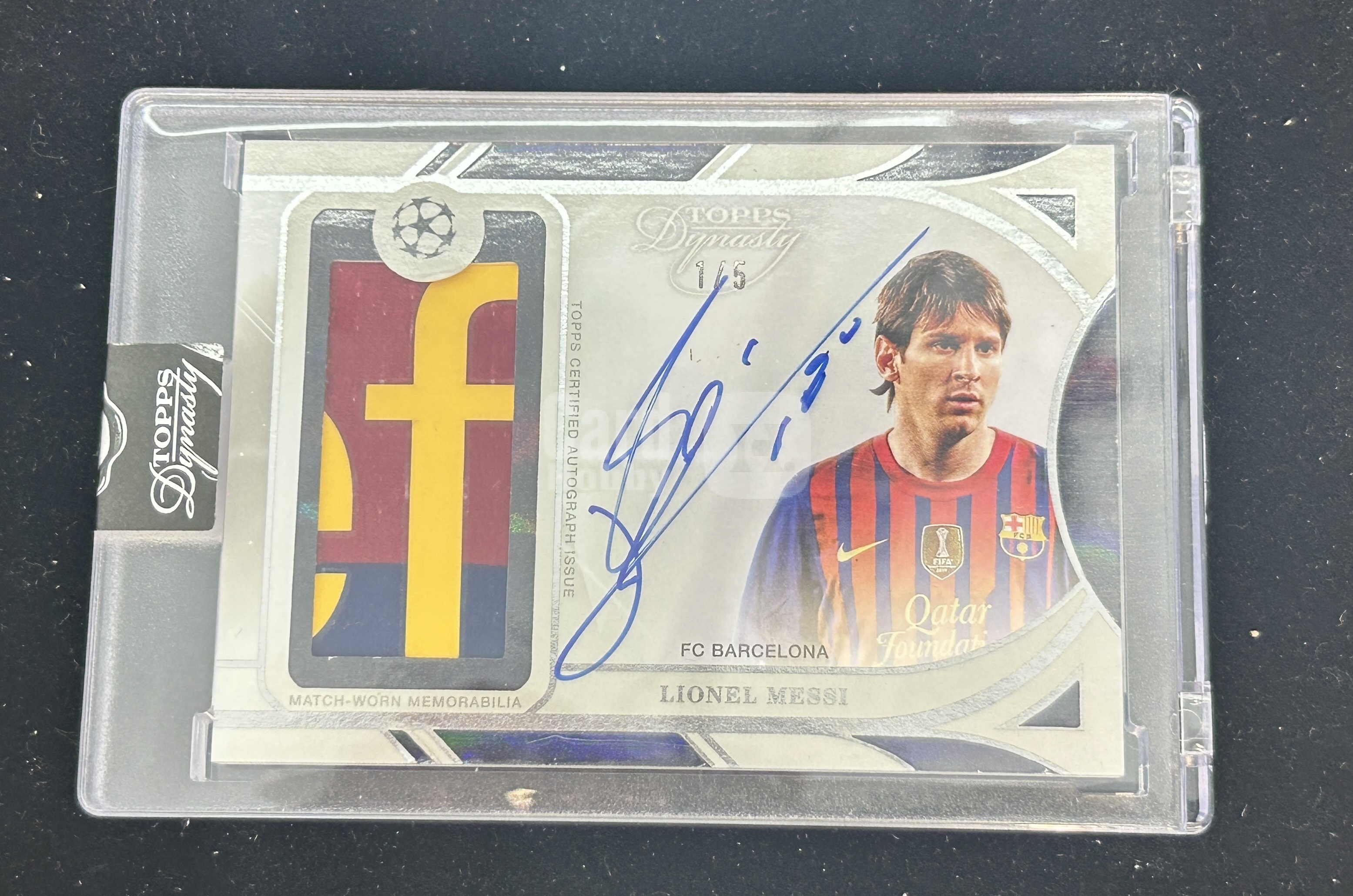 【古都代拍精品】2024-25 Topps Dynasty UCC 王朝 巴塞罗那 巴萨 阿根廷 Lionel Messi 利昂内尔 梅西 5编 Patch 卡签 签字 原封砖 1/5 首编 切割无敌暴力 球王 实卡好看 值得收藏 #自由