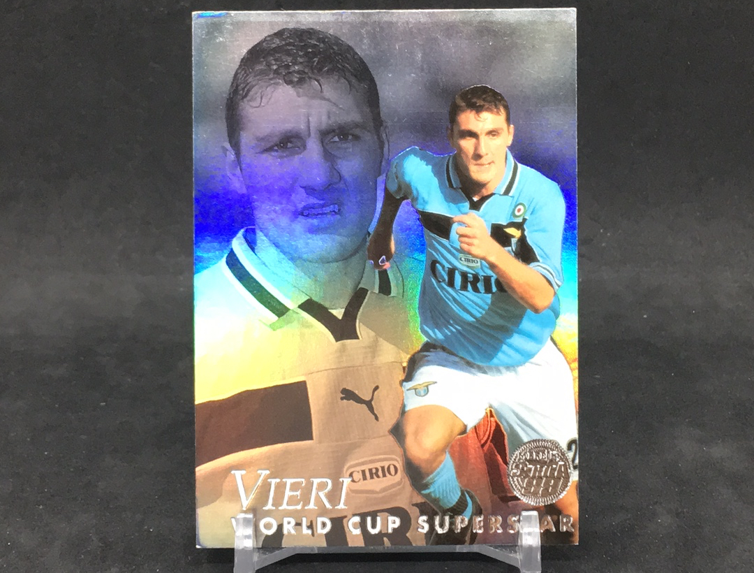 【DC拍卖】11.01 小科比 MERLIN SERIE A 99 意甲系列 稀有大比例世界杯巨星特卡 实卡美如画 意甲豪门国际米兰队名宿 锋线大将 克里斯蒂安 维耶里(微瑕)