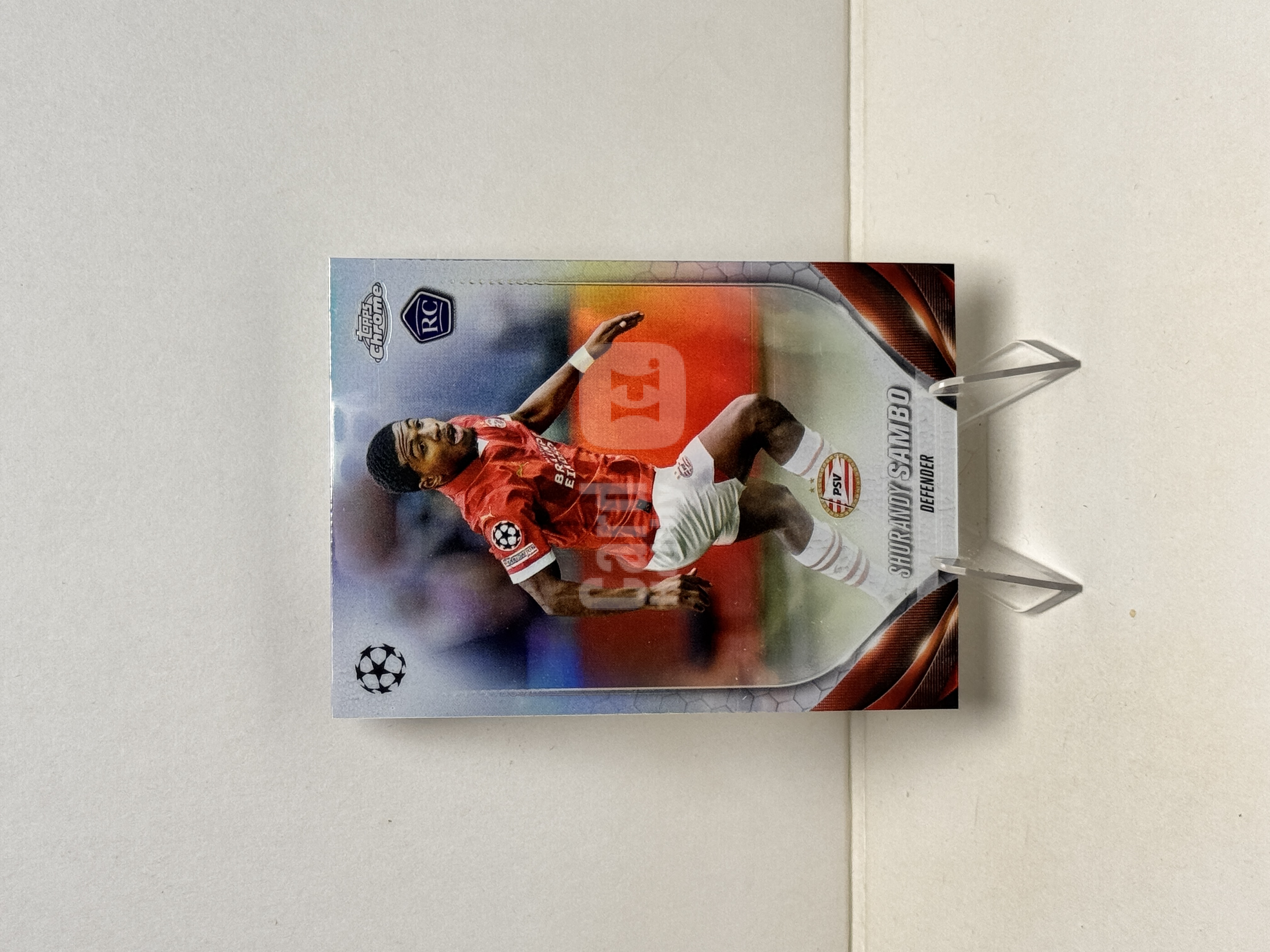 2024 Topps Chrome Shurandy Sambo RC 欧冠 TC 埃因霍温 舒兰迪 桑博 新秀 银折 折射 实卡精美 收藏必备 卡品如图【星爷代拍】G2-1