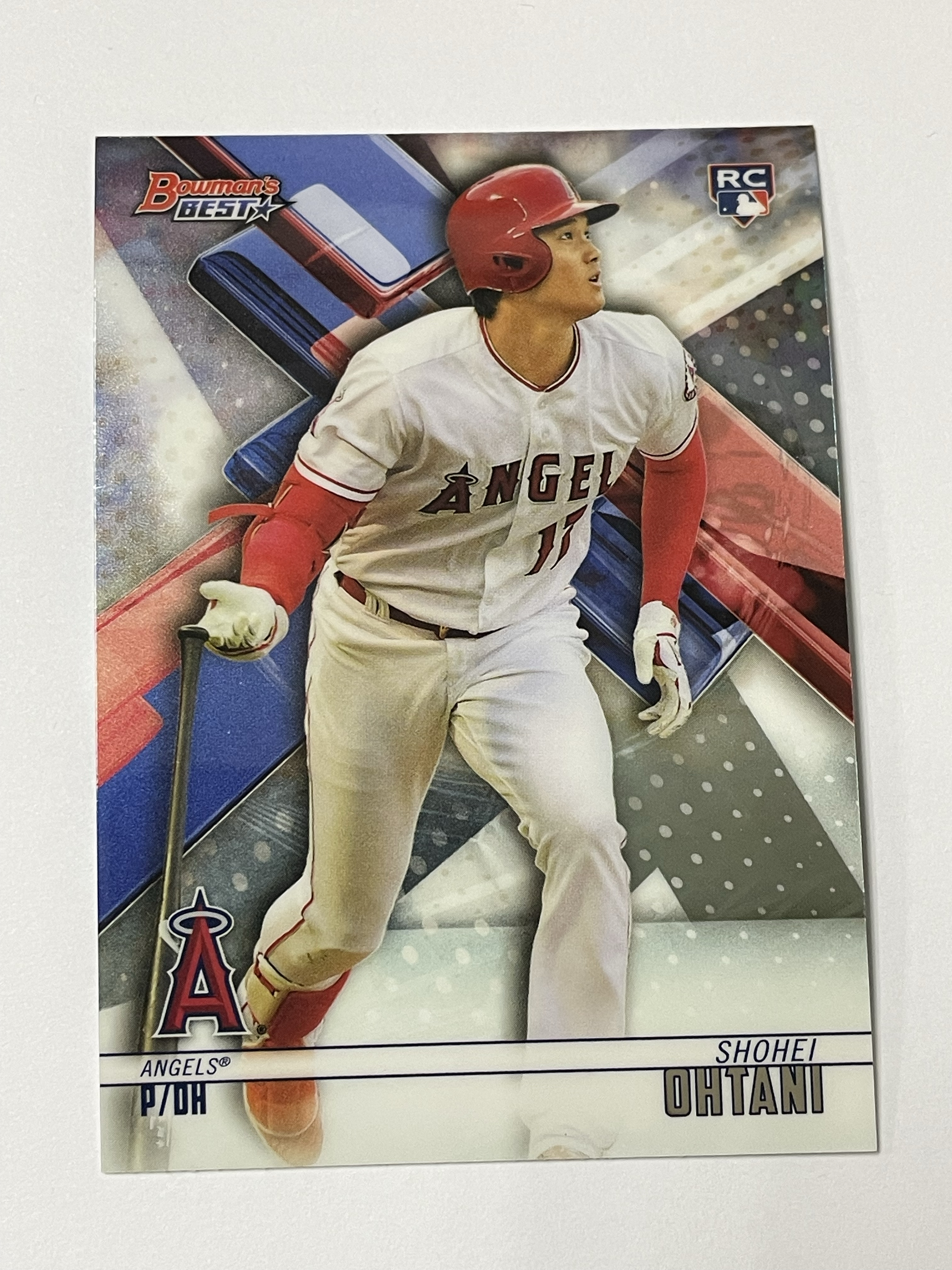 2018 Topps Bowman's Best Shohei Ohtani RC 洛杉矶天使 大谷翔平 新秀 Base 第二张 瑕疵如图