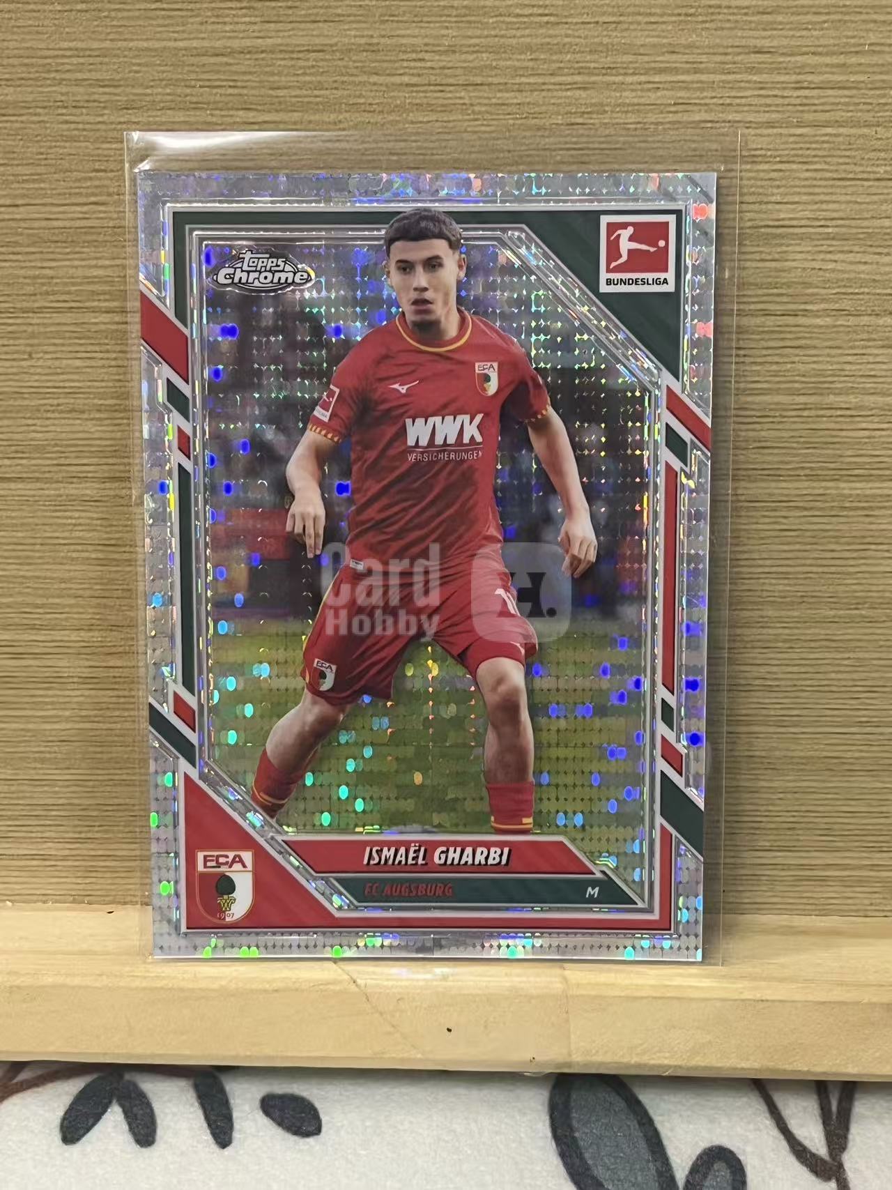 2026 Topps Chrome Ismael Gharbi 伊斯梅尔 加比 脉冲折 奥格斯堡 银折 德甲 实卡精美 卡品如图 LZL7