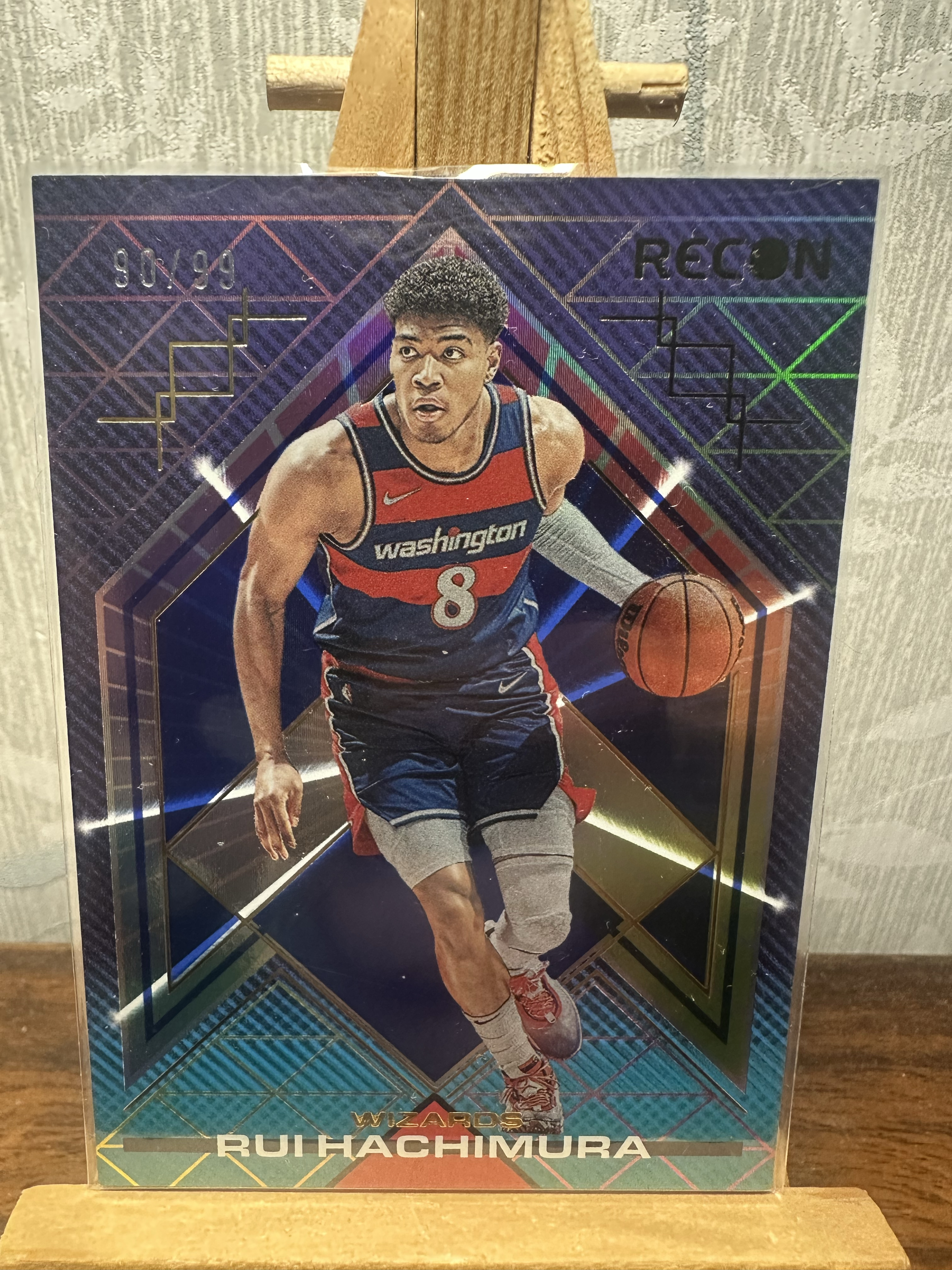 2021-22 Panini Recon Rui Hachimura 八村垒 奇才 湖人 带编 99编 90/99 3D球员 收藏投资必备 recon 厚卡 折射 东契奇 詹姆斯队友 凑套专用