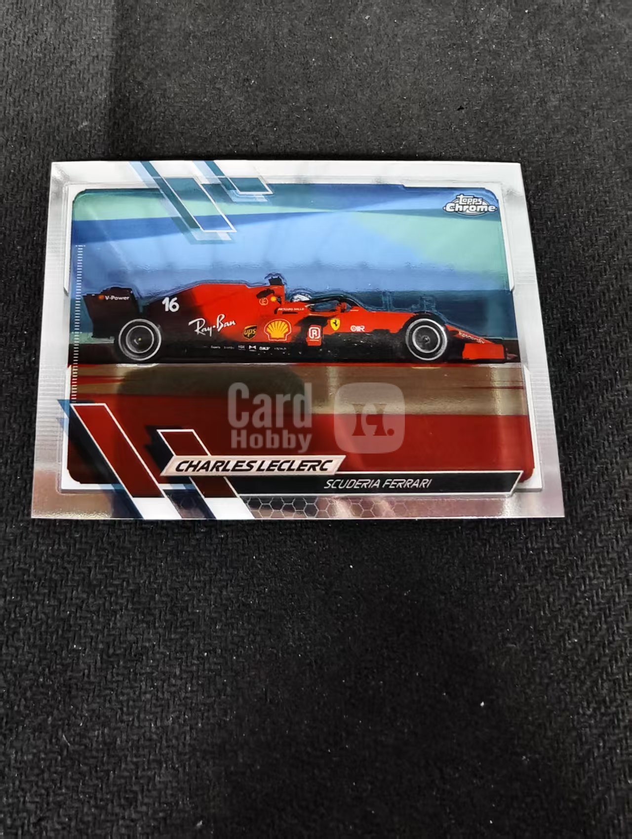 2021 Topps Chrome Charles Leclerc F1 法拉利 勒克莱尔 划痕 边角瑕疵 #106