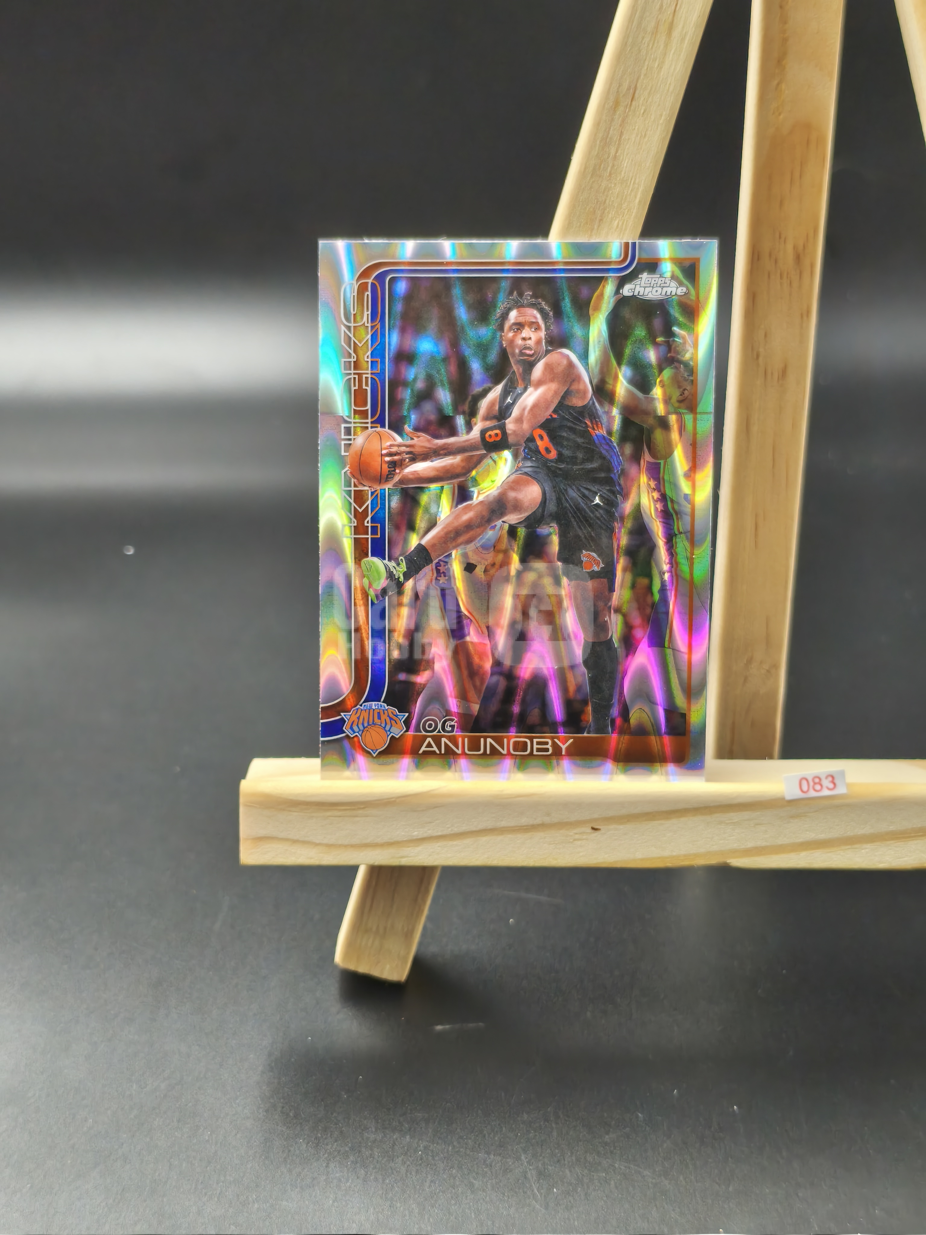 【鹰歌拍卖】阿奴诺比 Anunoby 银波纹折射|2026 Topps Chrome Update 尼克斯 防守悍将 3D球员 NBA杯冠军 底角三分 协防补防 得分爆发 凑套必备 不保卡品 #平
