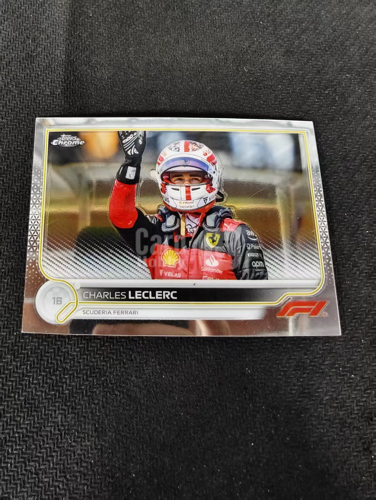 2022 Topps Chrome F1 Charles Leclerc 勒克莱尔 法拉利车队 划痕 边角瑕疵#28