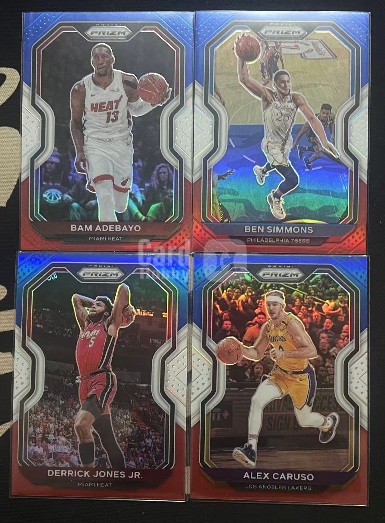 2020-21 Panini Prizm Bam Adebayo 巴姆·阿德巴约 本·西蒙斯 小德里克·琼斯 卡鲁索 pz 三色折 折射 打包 值得收藏(猴子卡社)