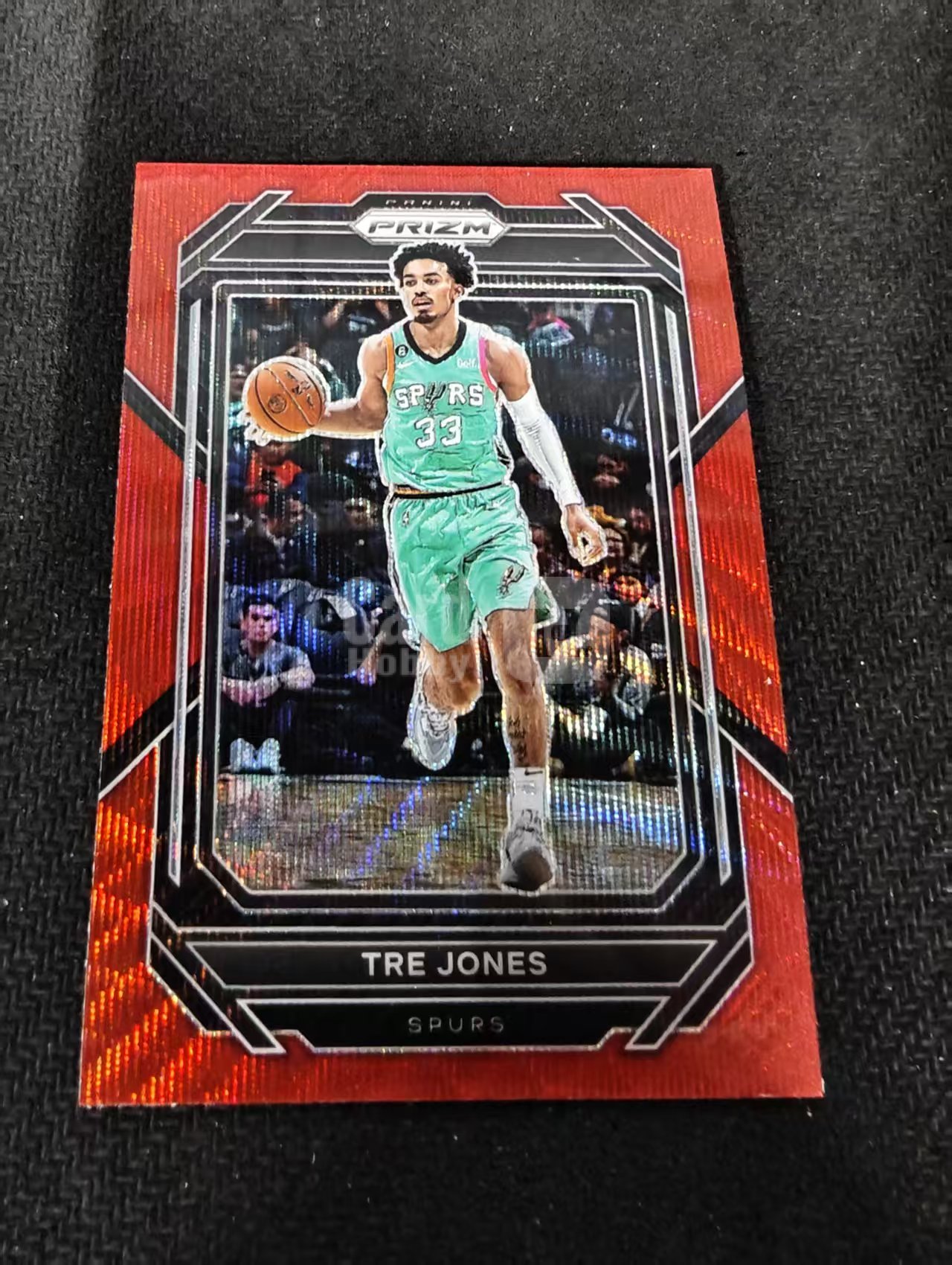 2022-23 Panini Prizm Tre Jones 特雷 琼斯 马刺 红波纹 PZ 划痕 边角瑕疵 #209