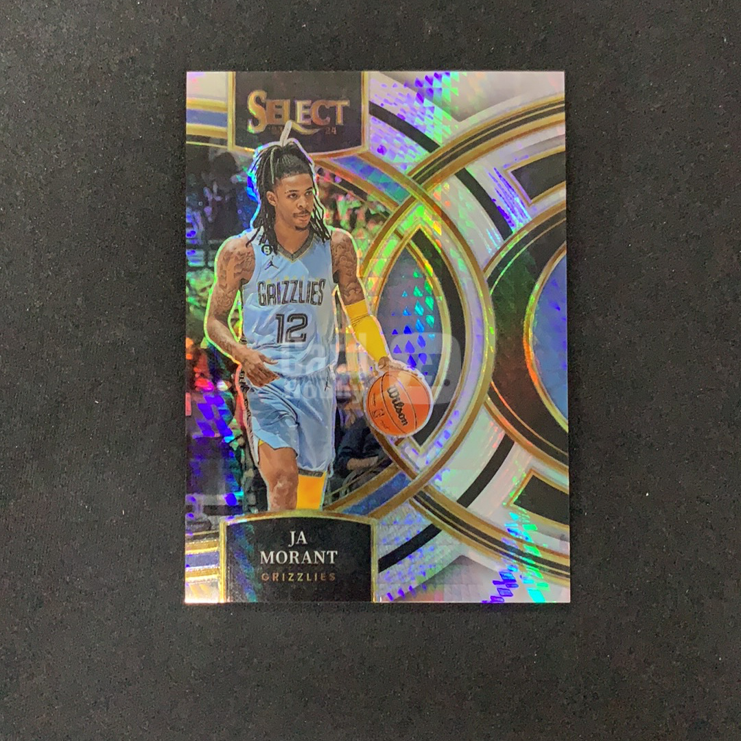 2023-24 Panini Select Ja Morant 【SC拍卖】SE 信封 灰熊 莫兰特 3/8编 二级 hyper折 瑕疵如图收藏必备(clf老板)