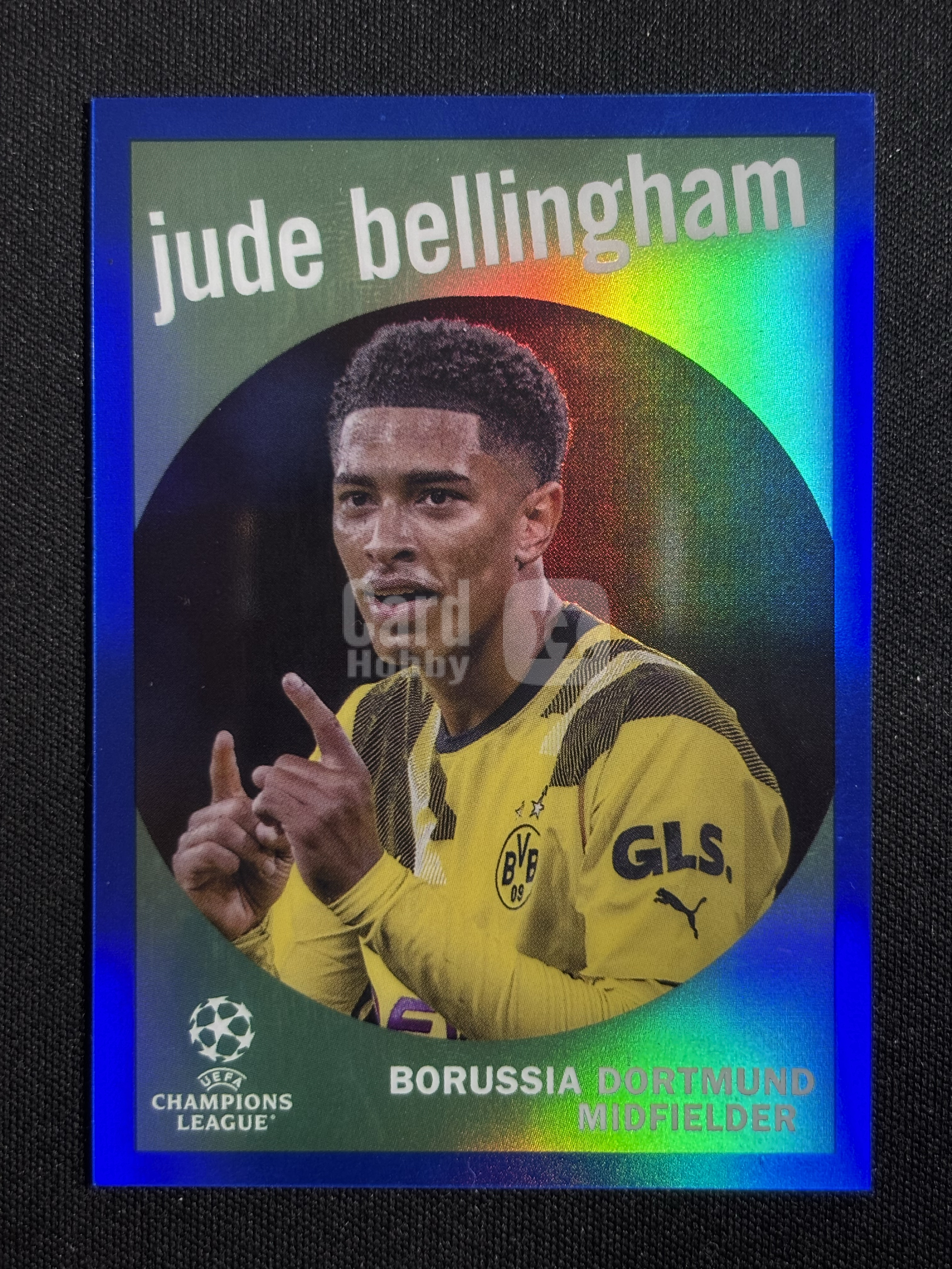 2022-23 Topps Chrome Jude Bellingham 「墨色拍卖」欧洲TC 多特蒙德 贝林厄姆 112/150 蓝折 特卡 卡品如图BCML