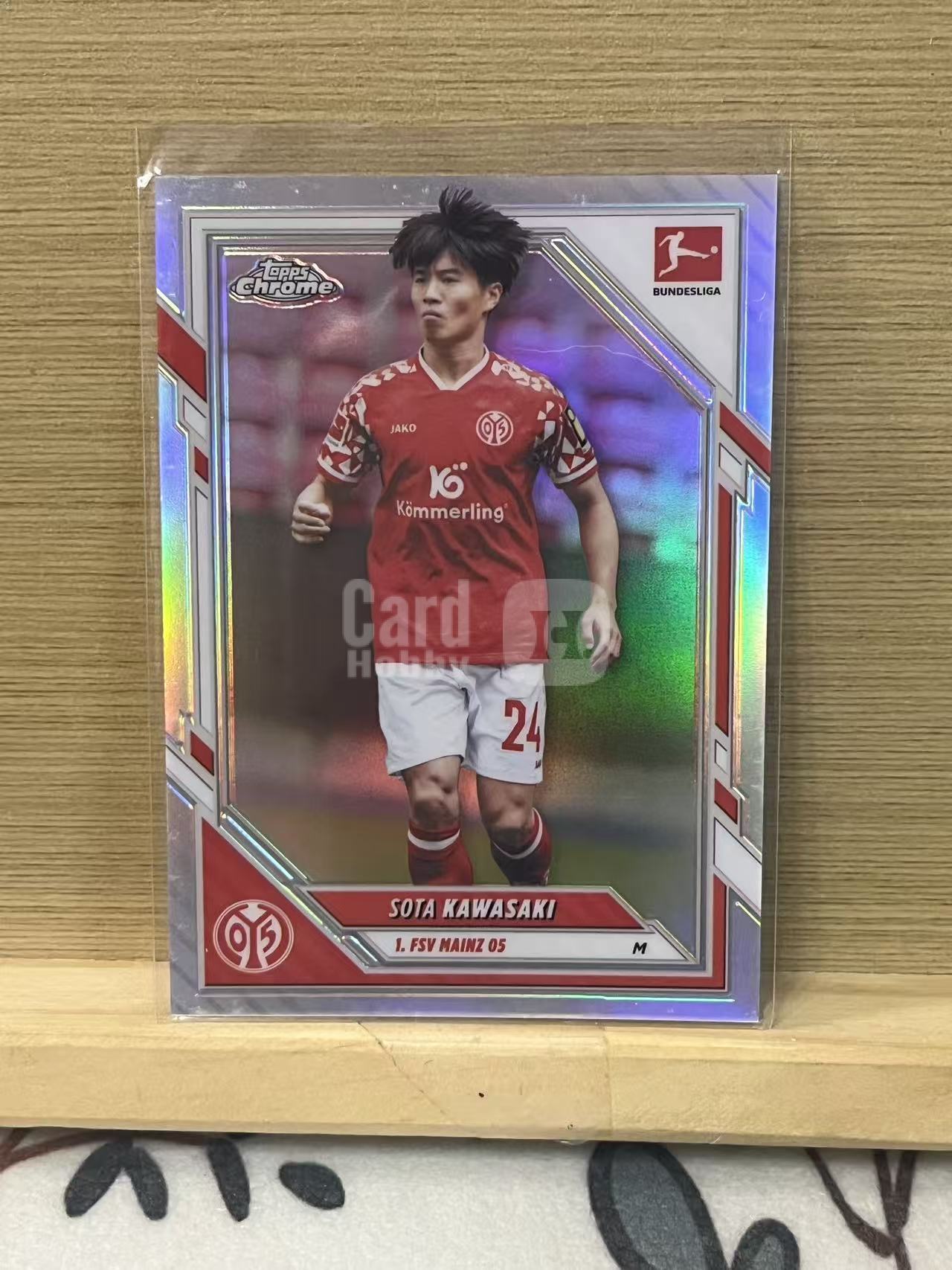 2026 Topps Chrome sota kawasaki 川崎飒太 美因茨 银折 德甲 实卡精美 卡品如图 LZ14