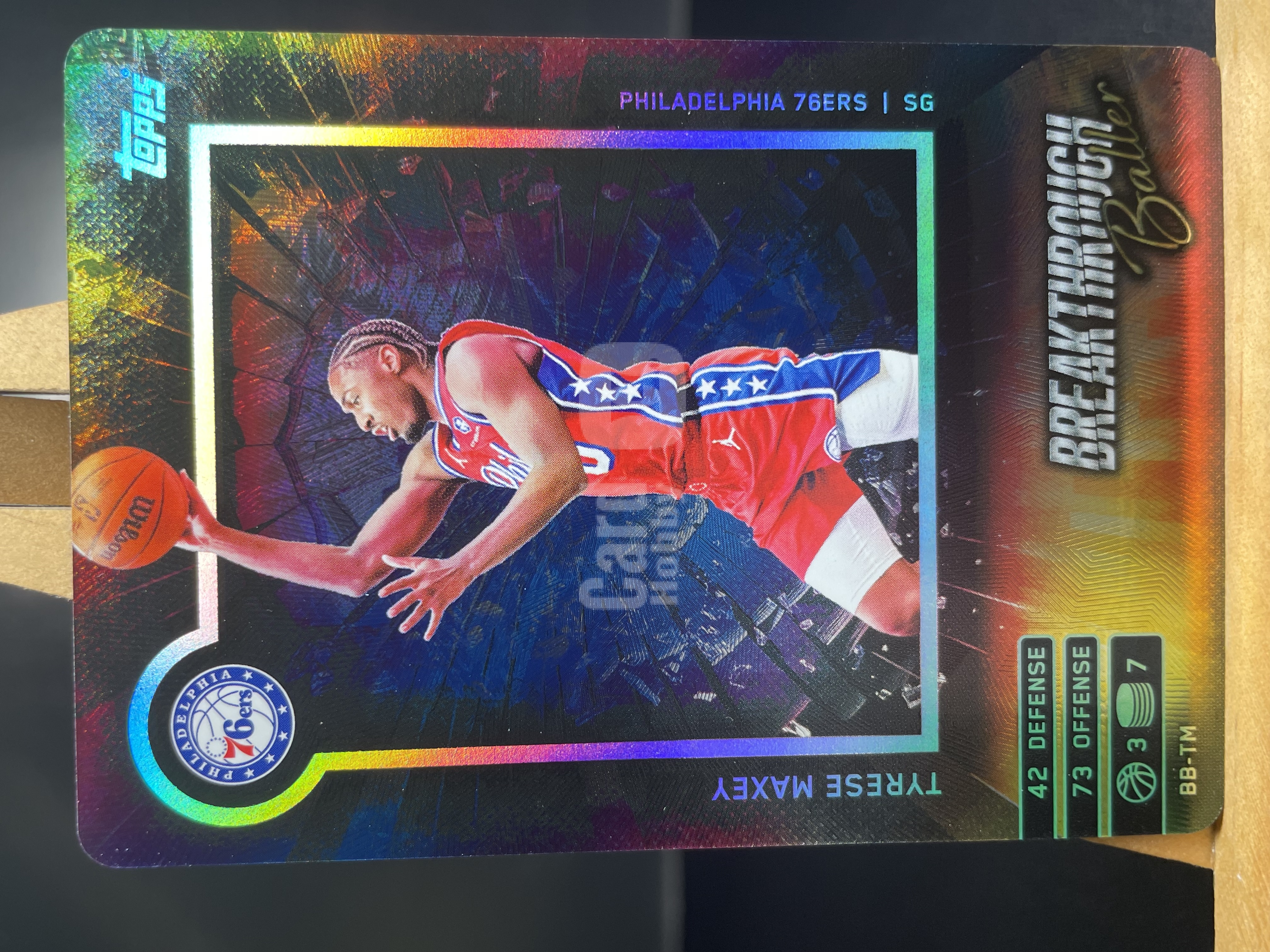 (T1) 2025 TOPPS 马克西 76人  近期大热球星 收藏必备 卡品如图 ! ! !
