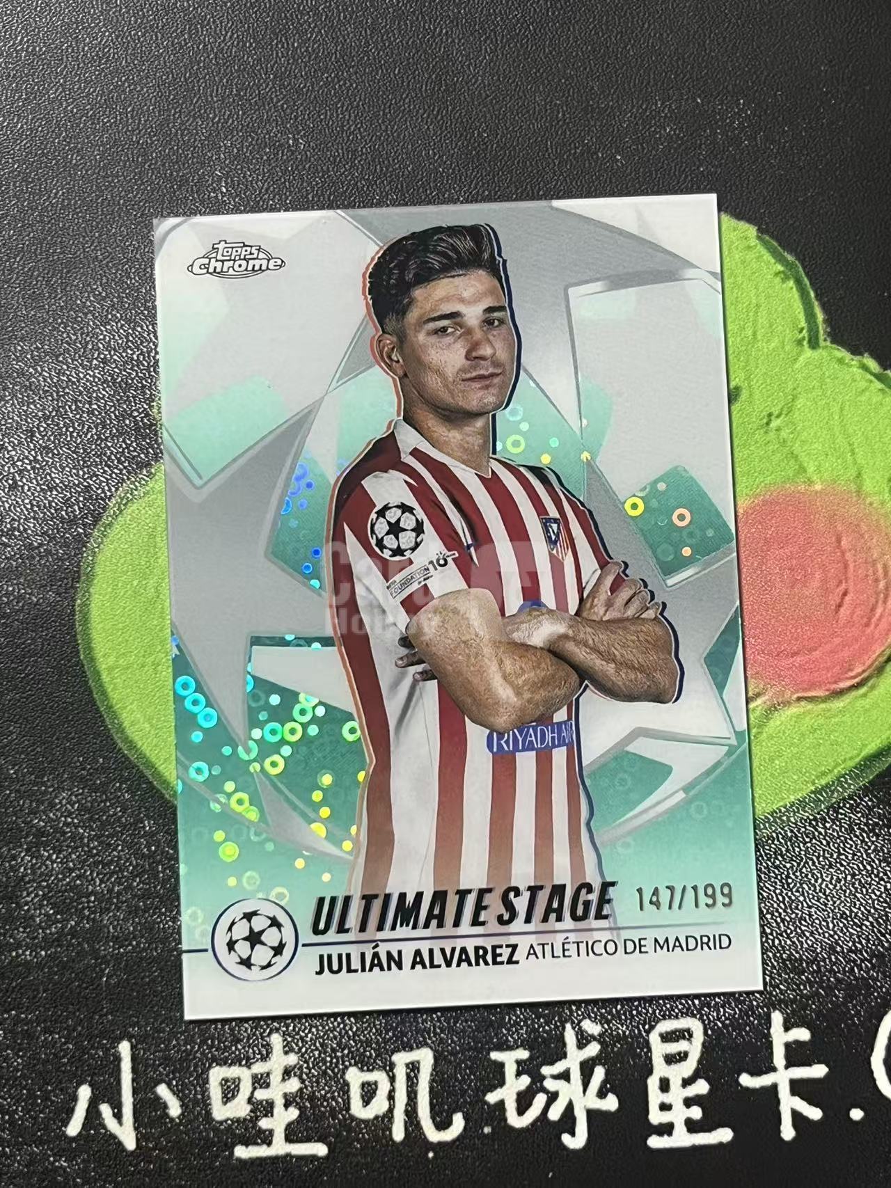 2026 Topps Topps Julian Alvarez 欧战 UCC 马德里竞技 阿尔瓦雷斯 199编 终极舞台特卡 微瑕如图【ZYP代拍】BUZZ